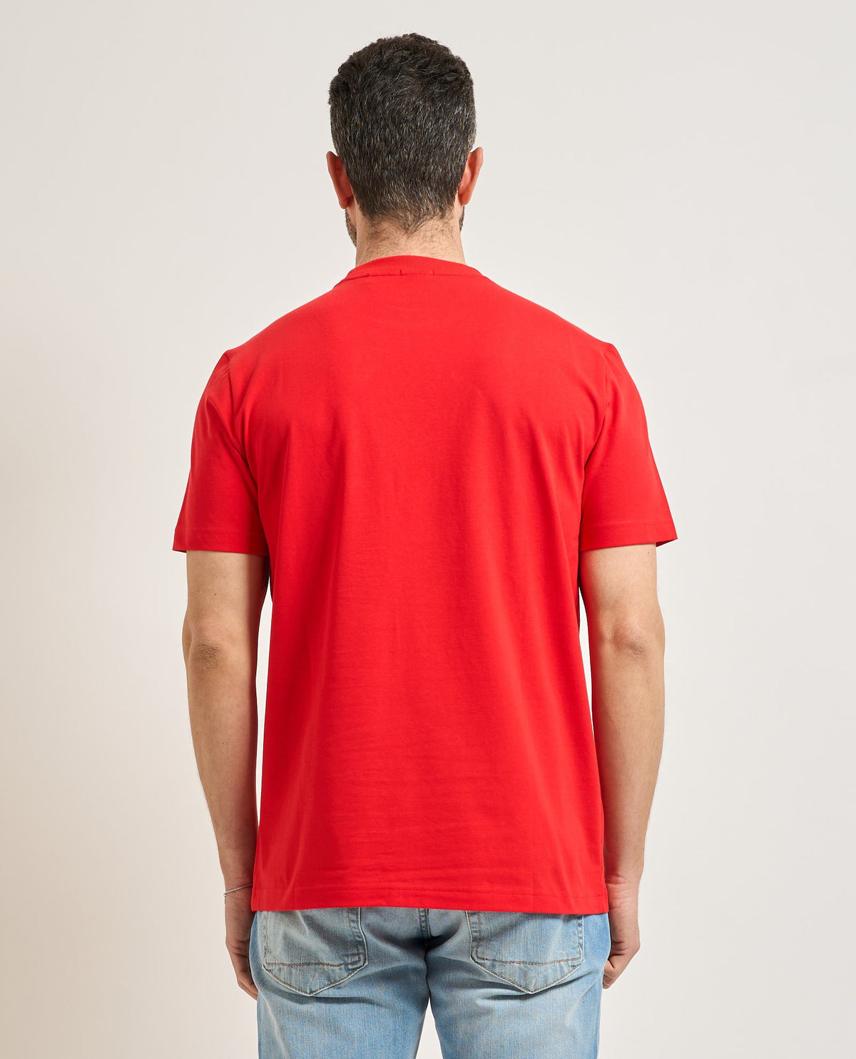 Boss T Shirt Tee 50506373 Red Vermelho_shot4