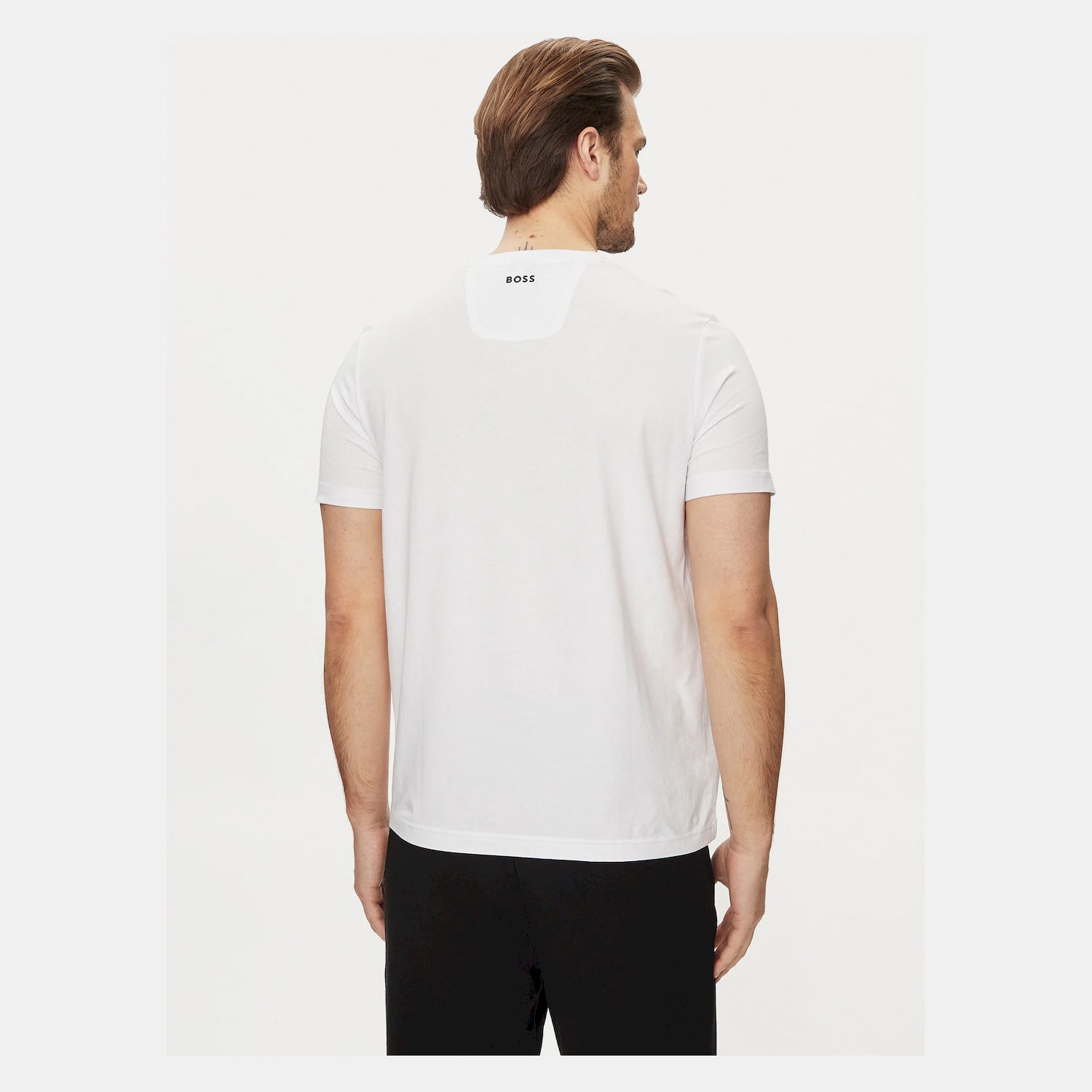 Boss T Shirt Tee 9 White Branco_shot1