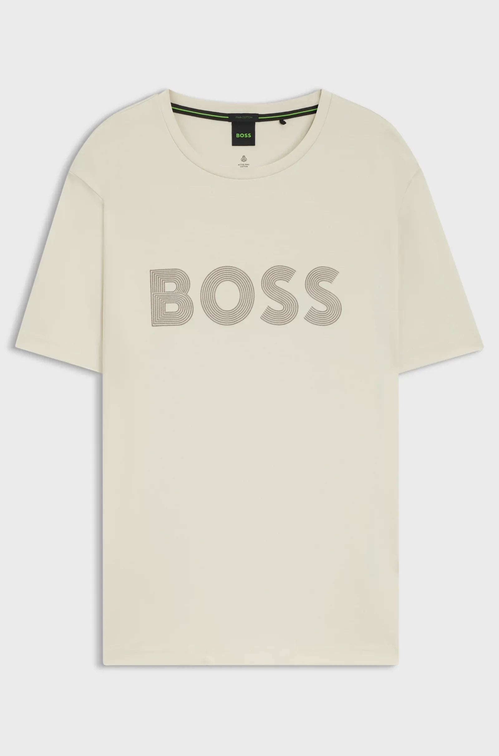 Boss T Shirt Tee Logo Futur White Branco_shot3