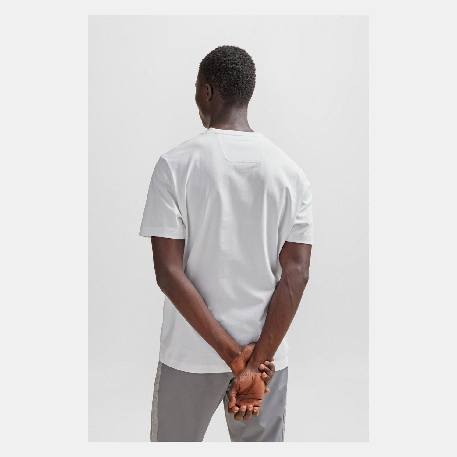Boss T Shirt Tee Mirror 1 White Branco_shot3