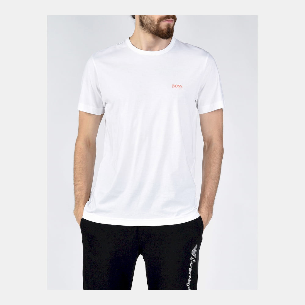 Boss T Shirt Tee White Branco Shot4