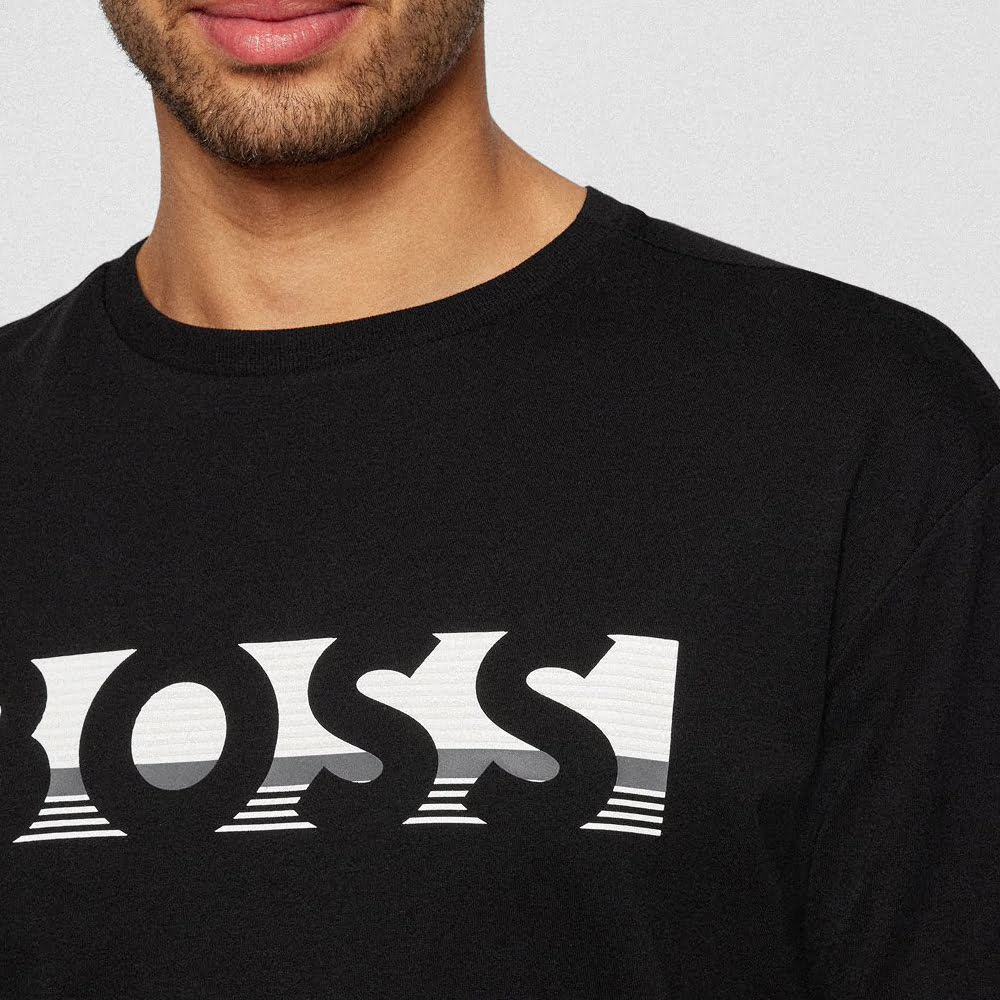 Boss T Shirt Tee1 50466295 Black Preto Shot7