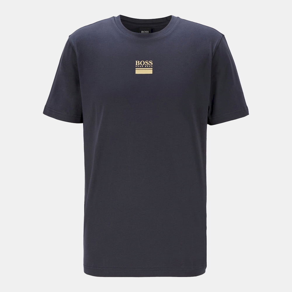 Boss T Shirt Tee6 50436241 Midnight B Azul Midnight Shot2