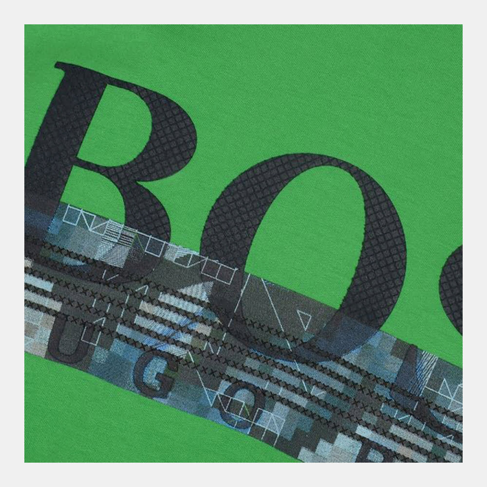 Boss T Shirt Tee6 Mid.green Verde Shot1