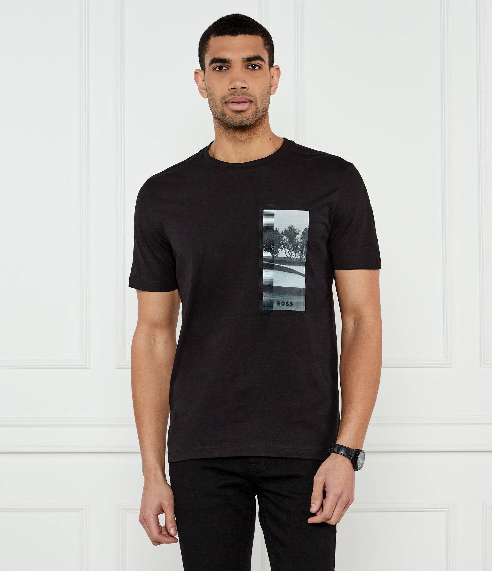 Boss T Shirt Teedeserttechs Black Preto_shot1