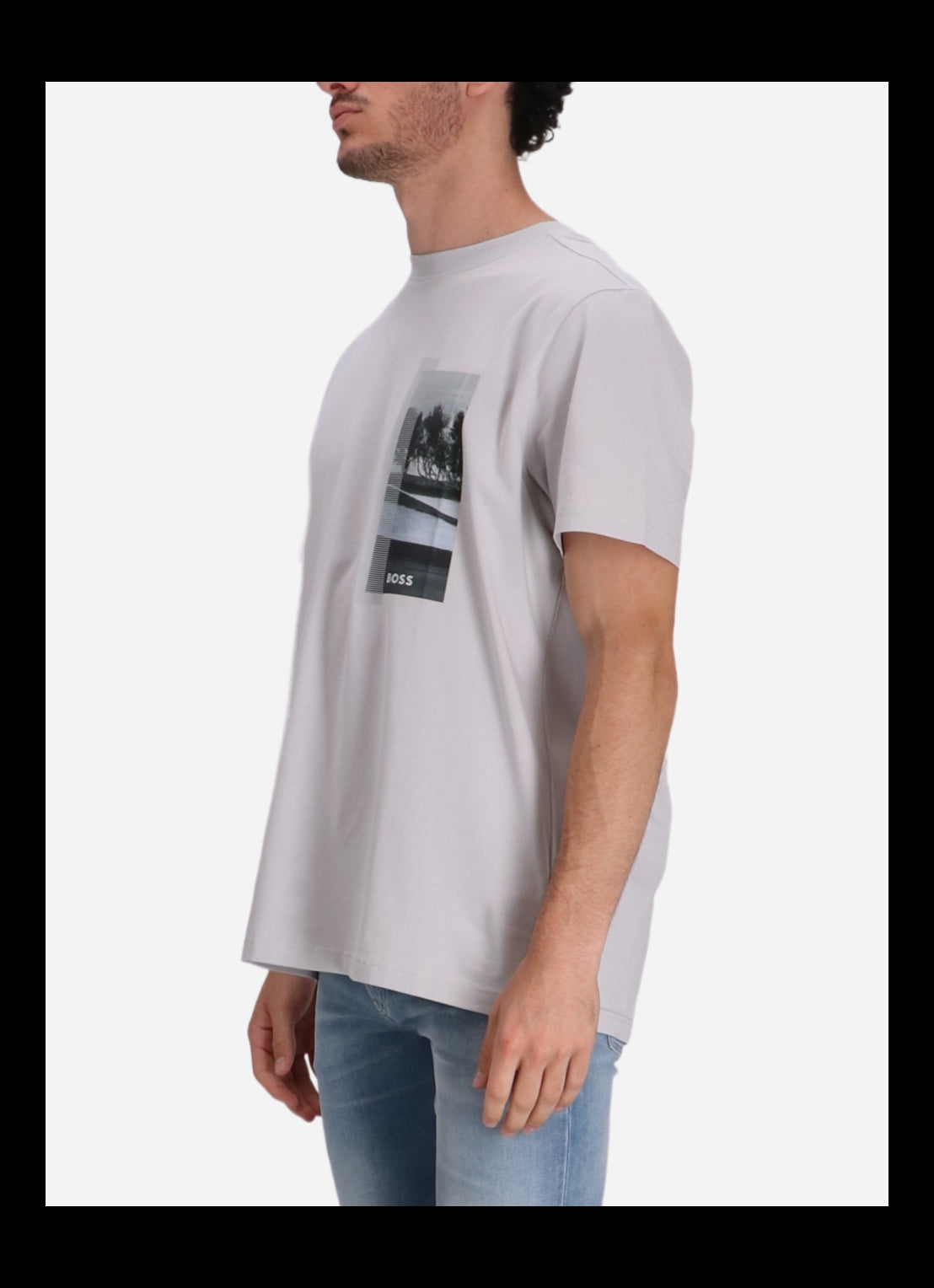 Boss T Shirt Teedeserttechs Lt.grey Cinza Claro_shot1