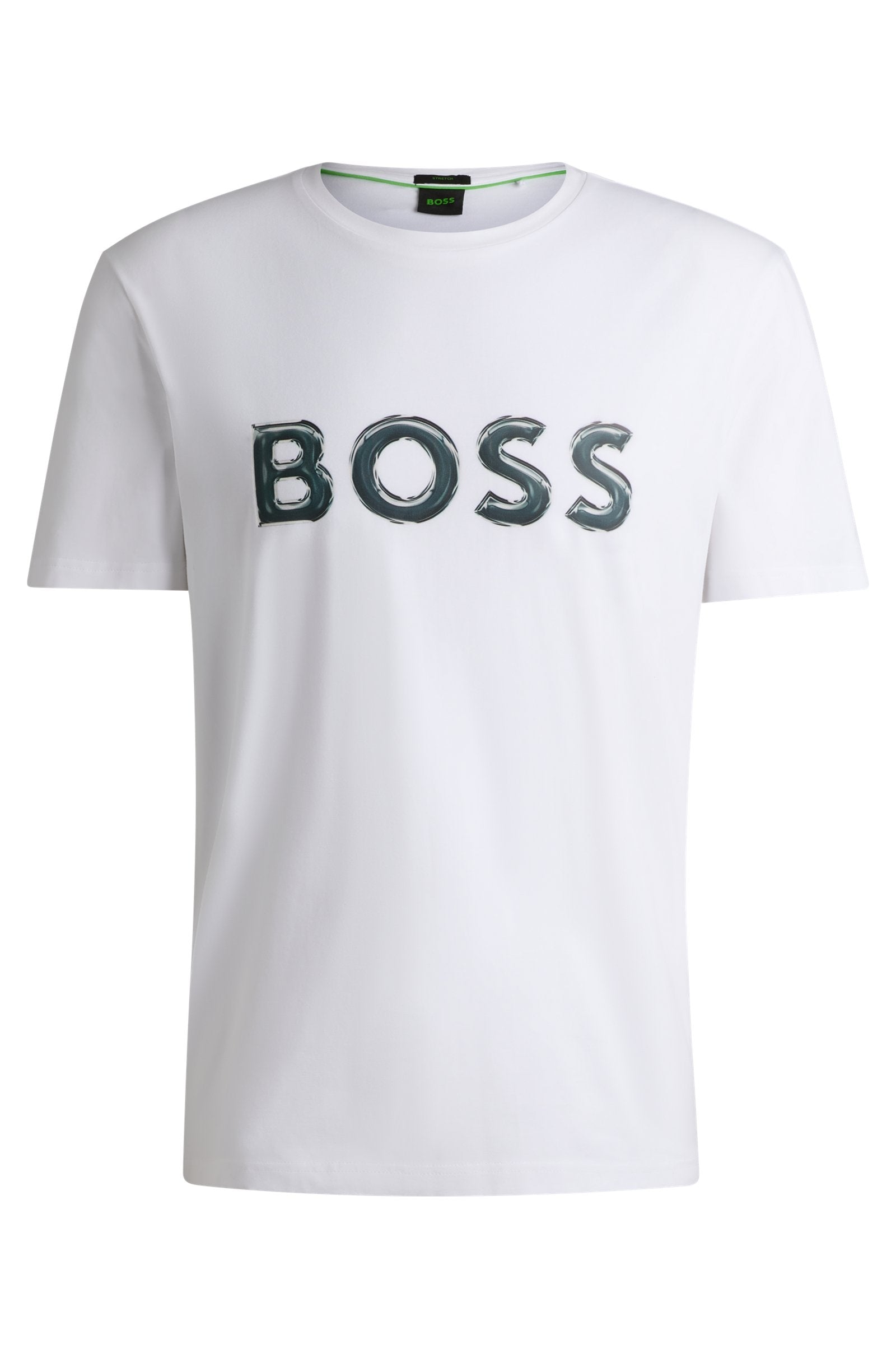 Boss T Shirt Teelogo White Branco_shot1