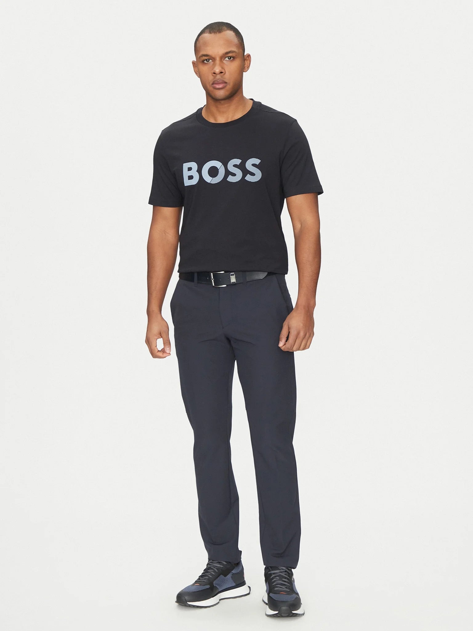 Boss T Shirt Teetapelogo Dk.blue Azul Escuro_shot5