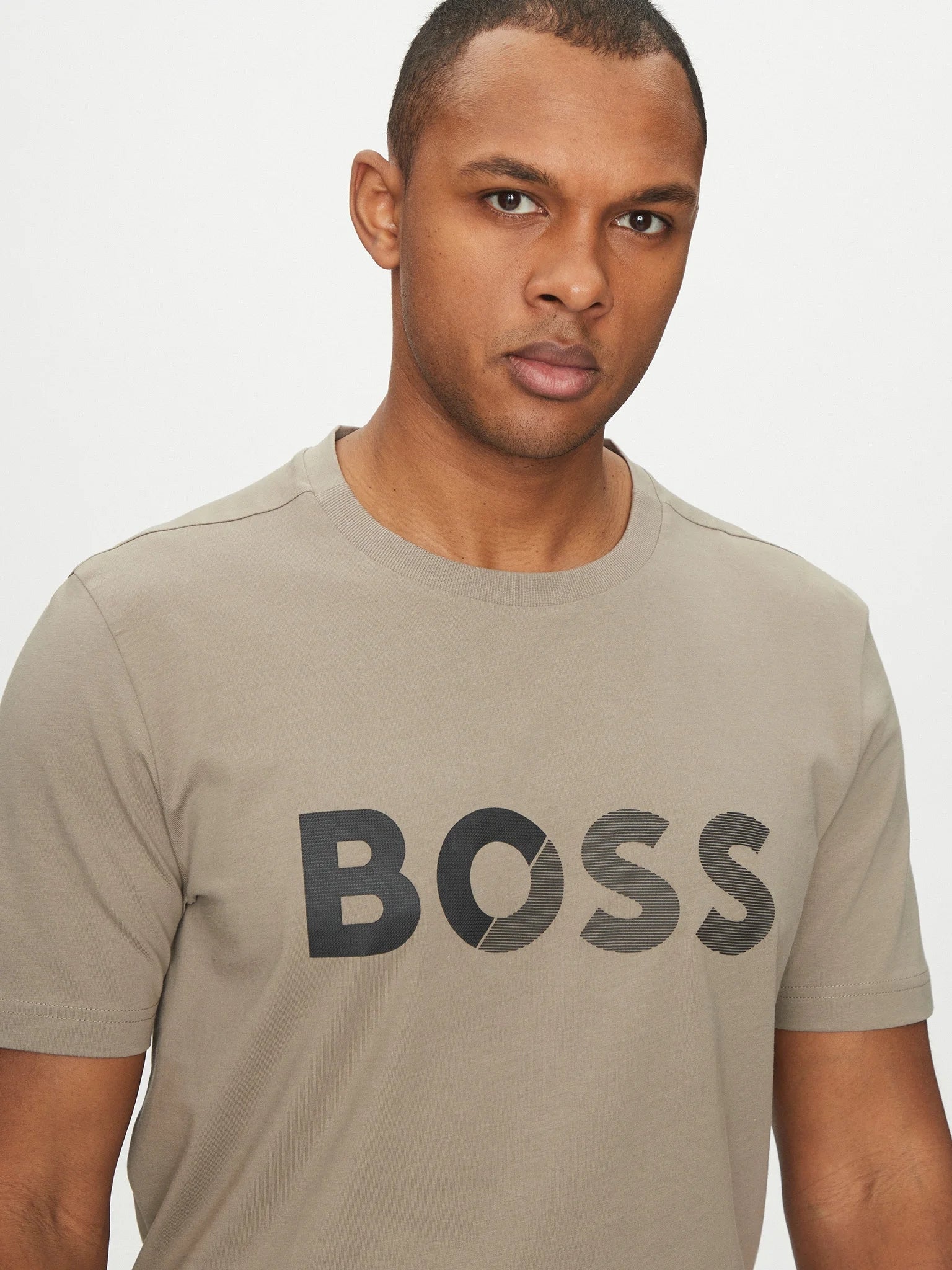 Boss T Shirt Teetapelogo Lt.green Verde_shot3
