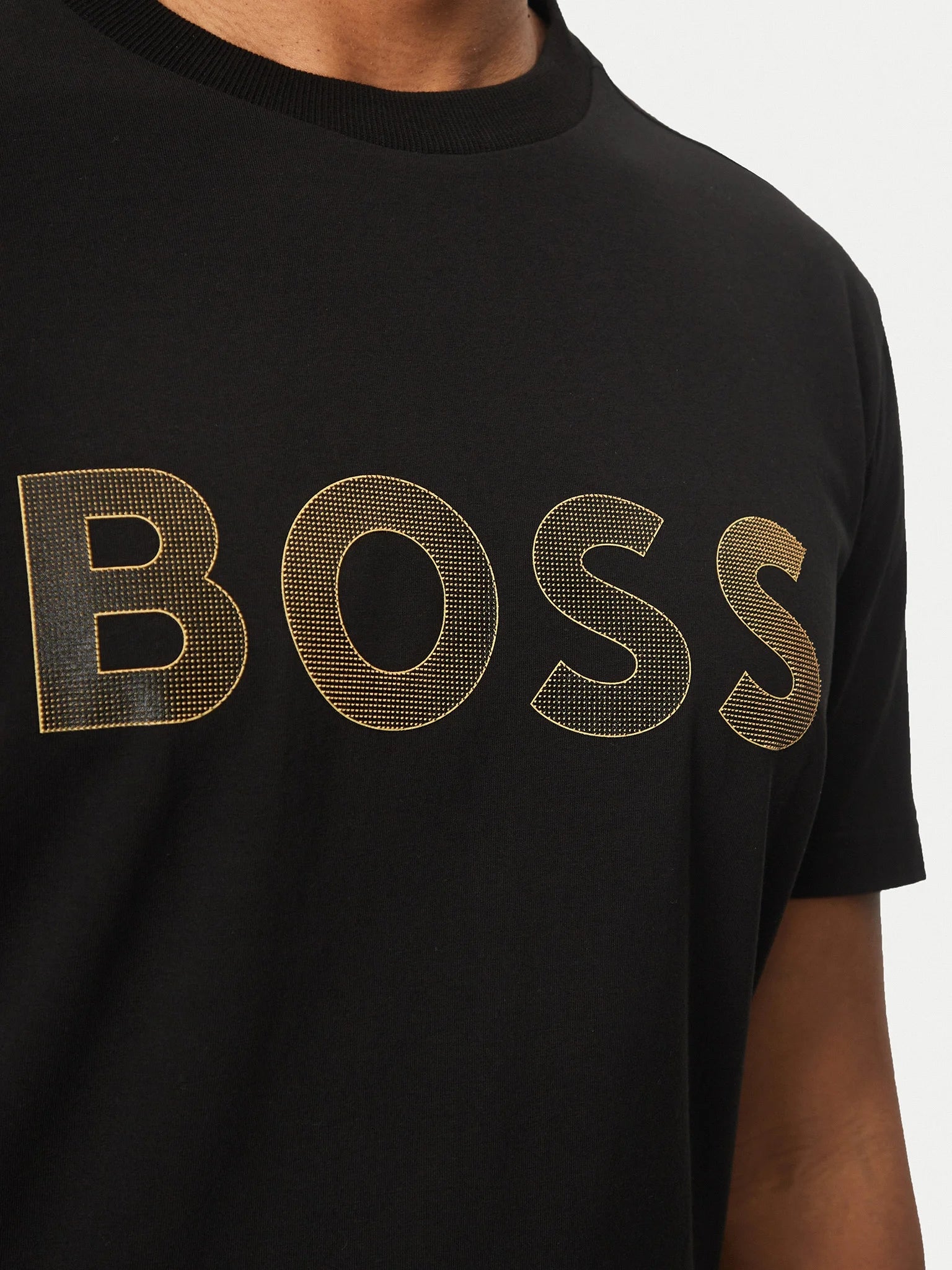 Boss T Shirt Teetllogo Black Preto_shot4