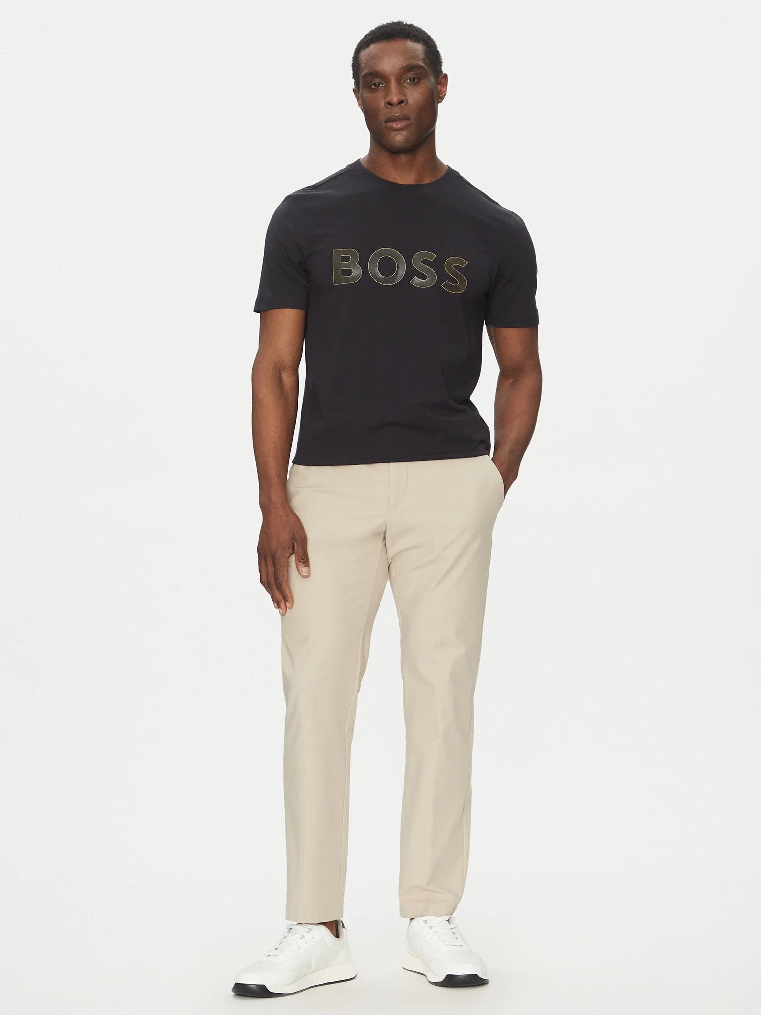 T Shirt Boss Azul Escuro Tee TL Logo