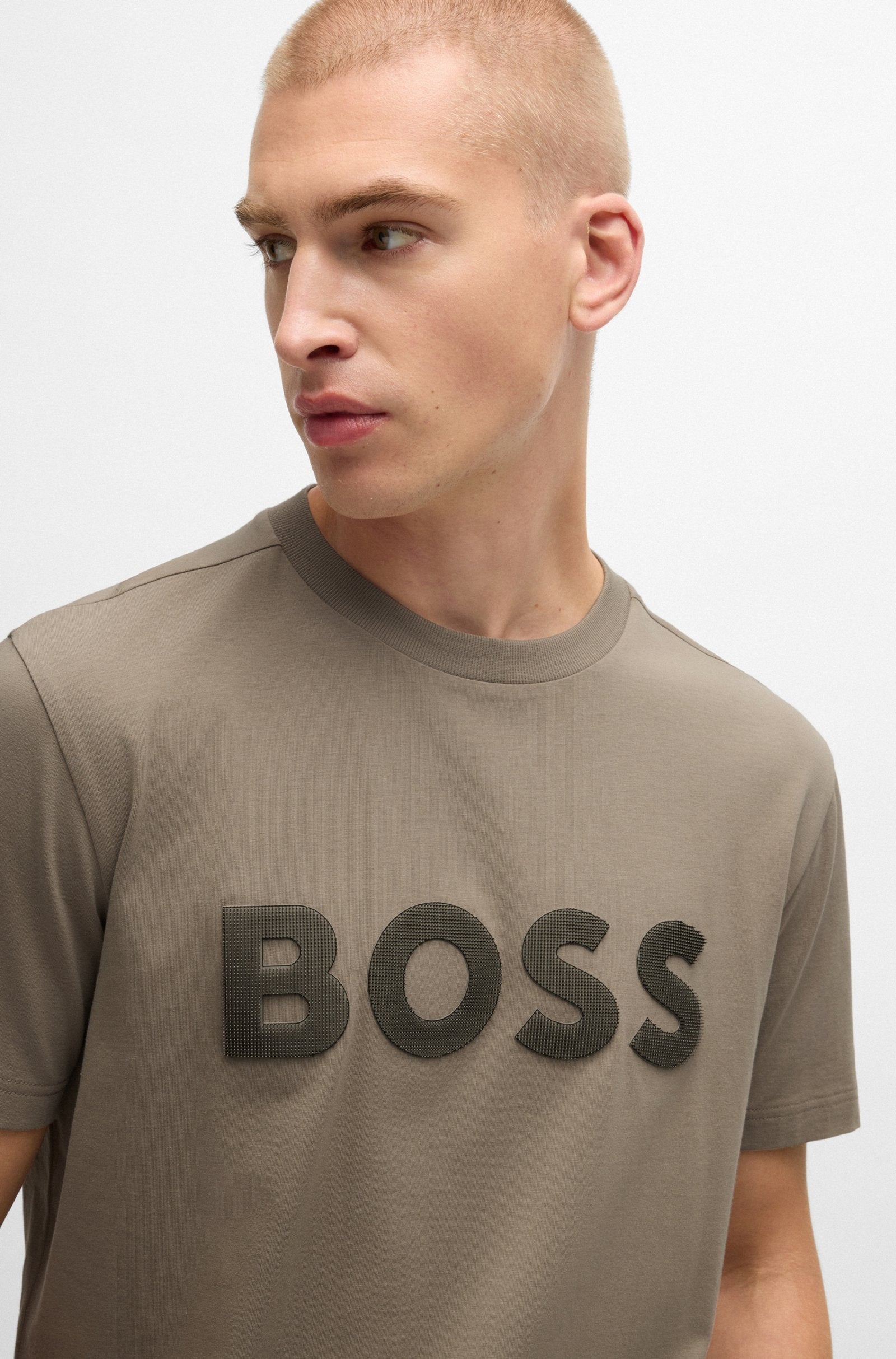 Boss T Shirt Teetllogo Lt.green Verde_shot3