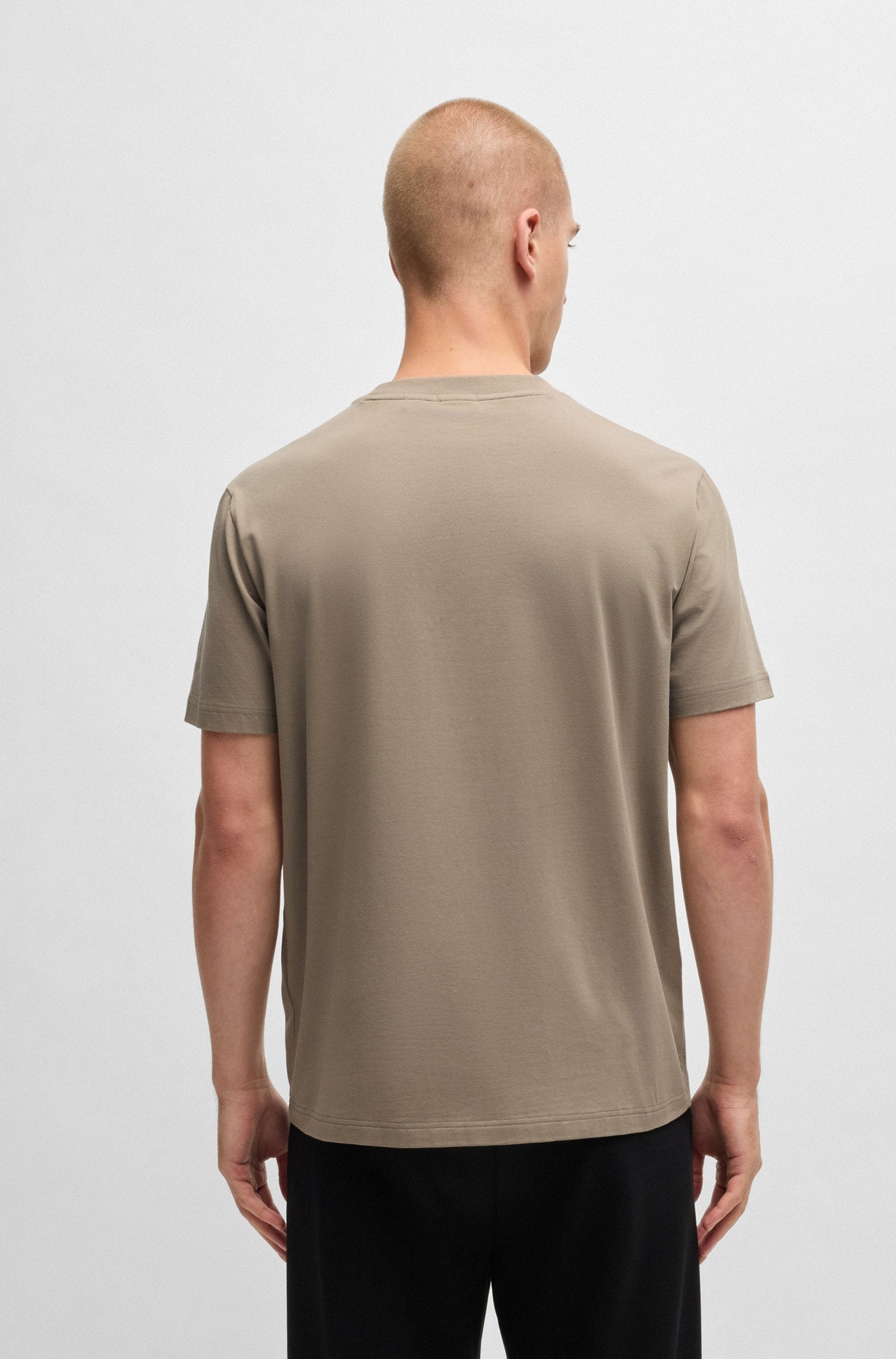 Boss T Shirt Teetllogo Lt.green Verde_shot5