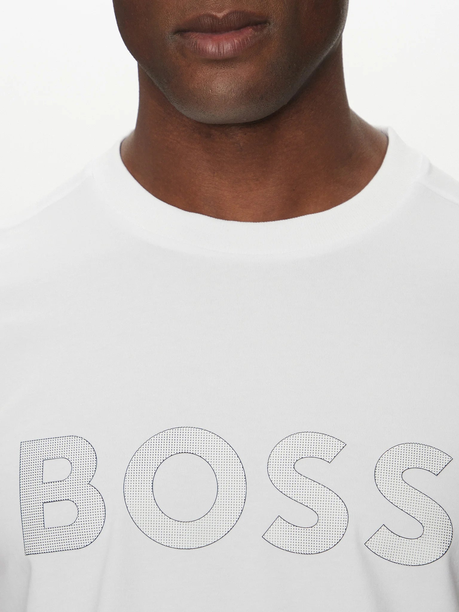 T Shirt Boss Branco Tee TL Logo