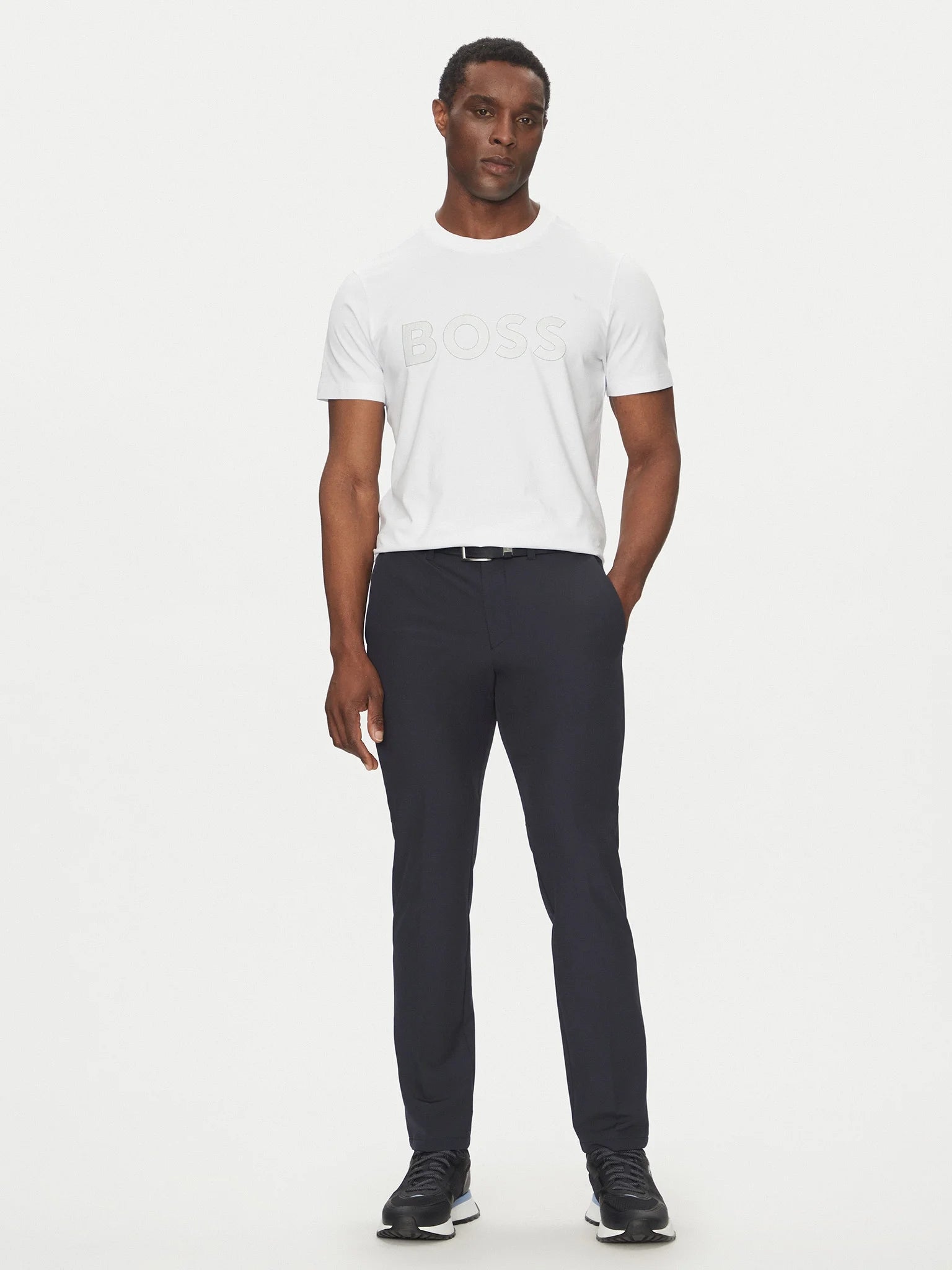 T Shirt Boss Branco Tee TL Logo