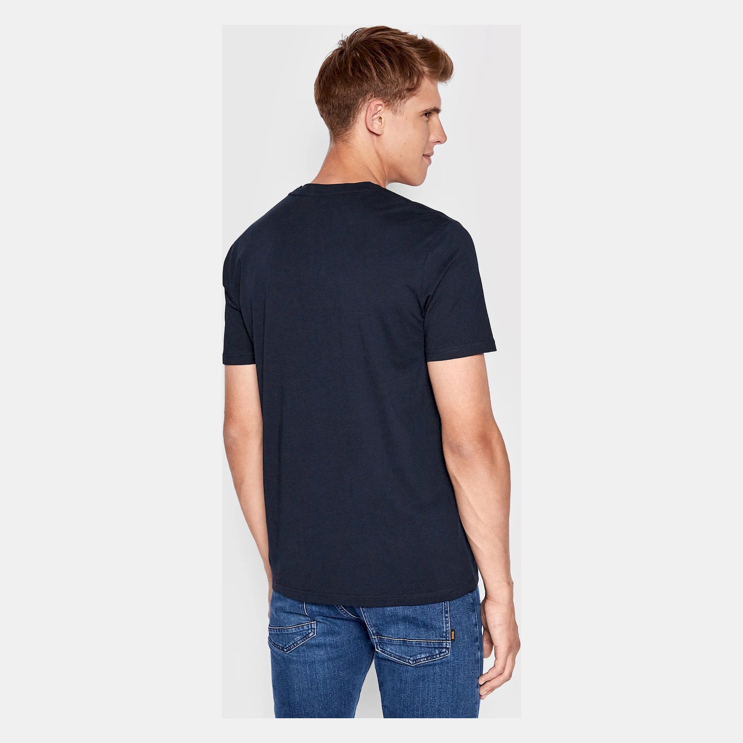 Boss T Shirt Thinking1 Navy Navy_shot3
