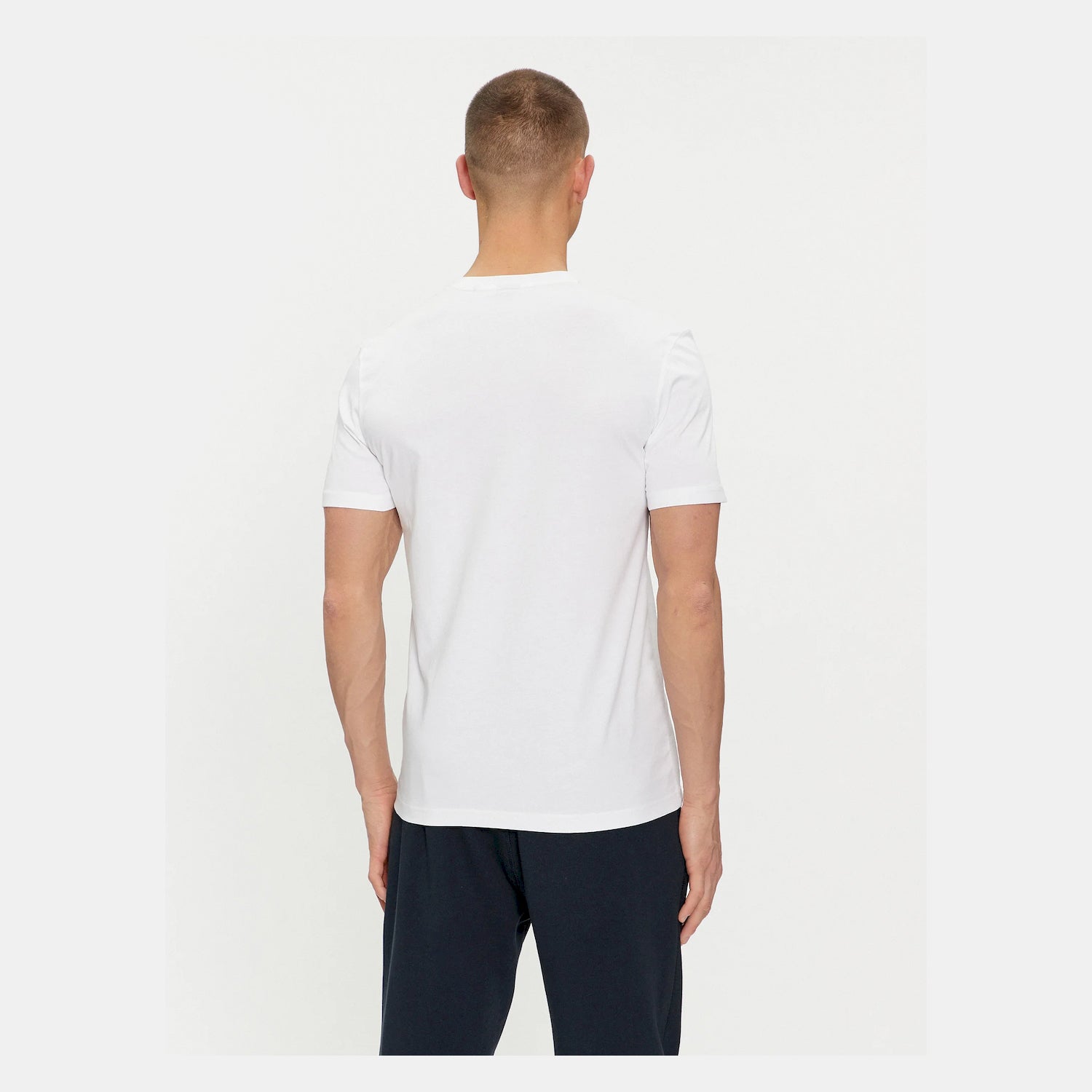 Boss T Shirt Thinking1 White Branco_shot1