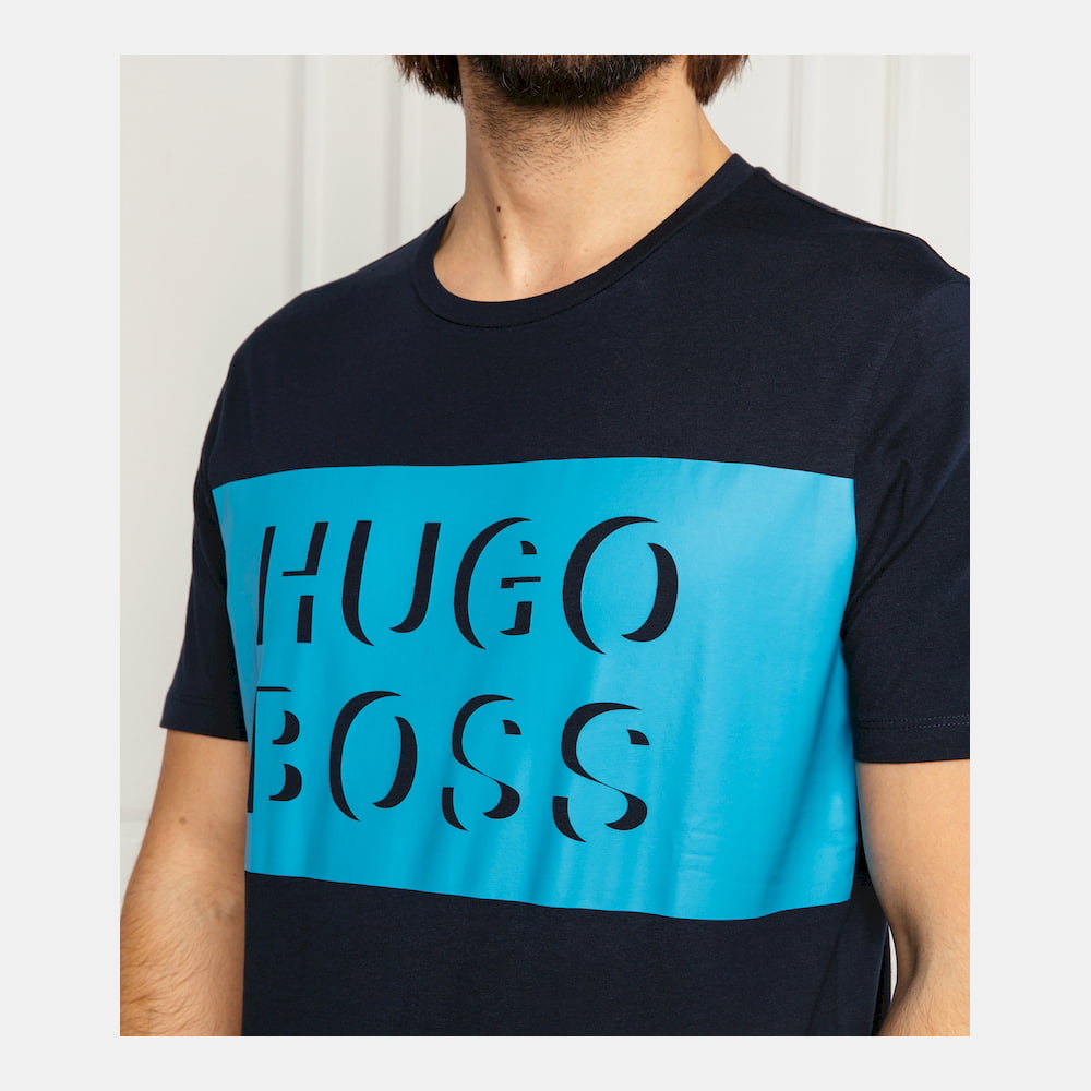 Boss T Shirt Tiburt162 Dk.blue Azul Escuro Shot8