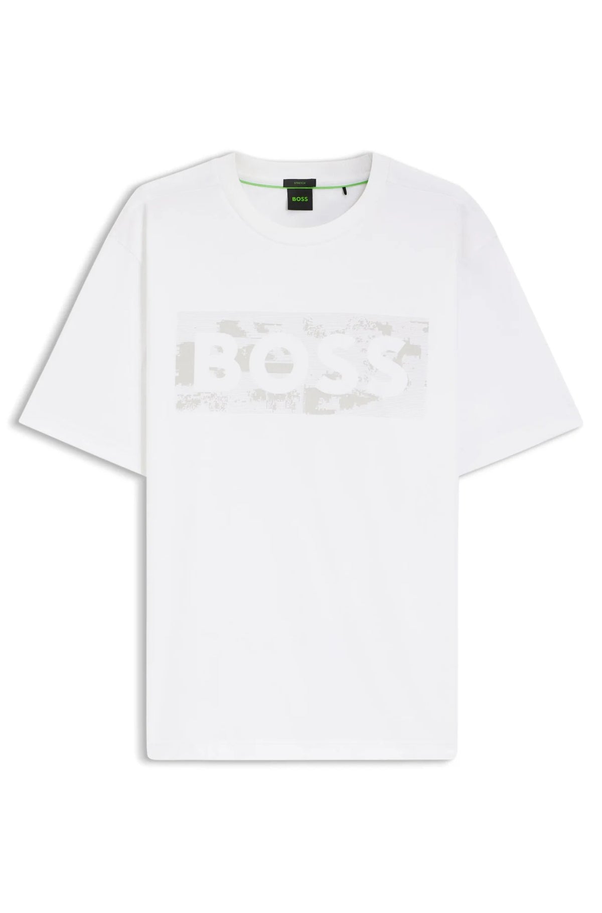 Boss T Shirt Ts Globe Logop White Branco_shot3