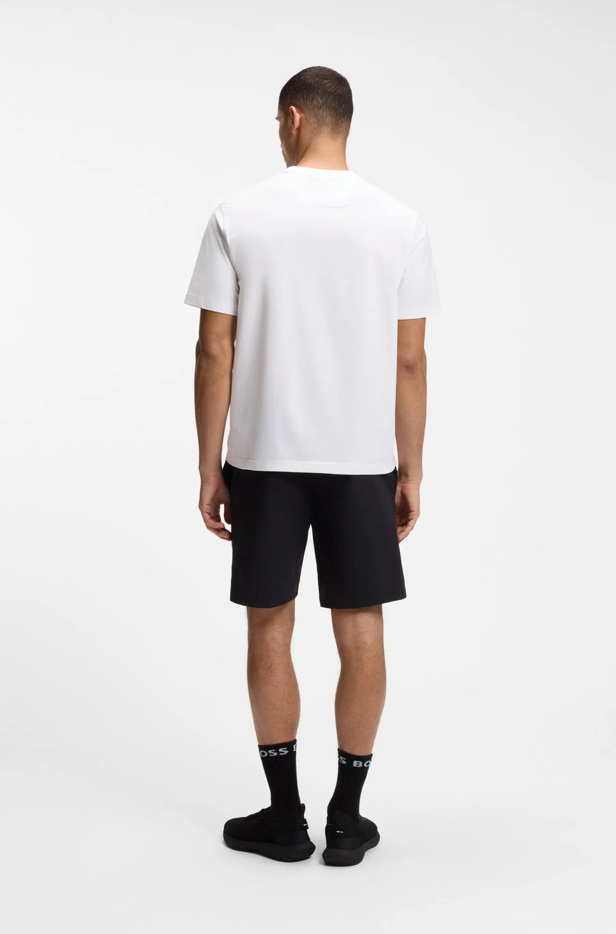 Boss T Shirt Ts Globe Logop White Branco_shot4