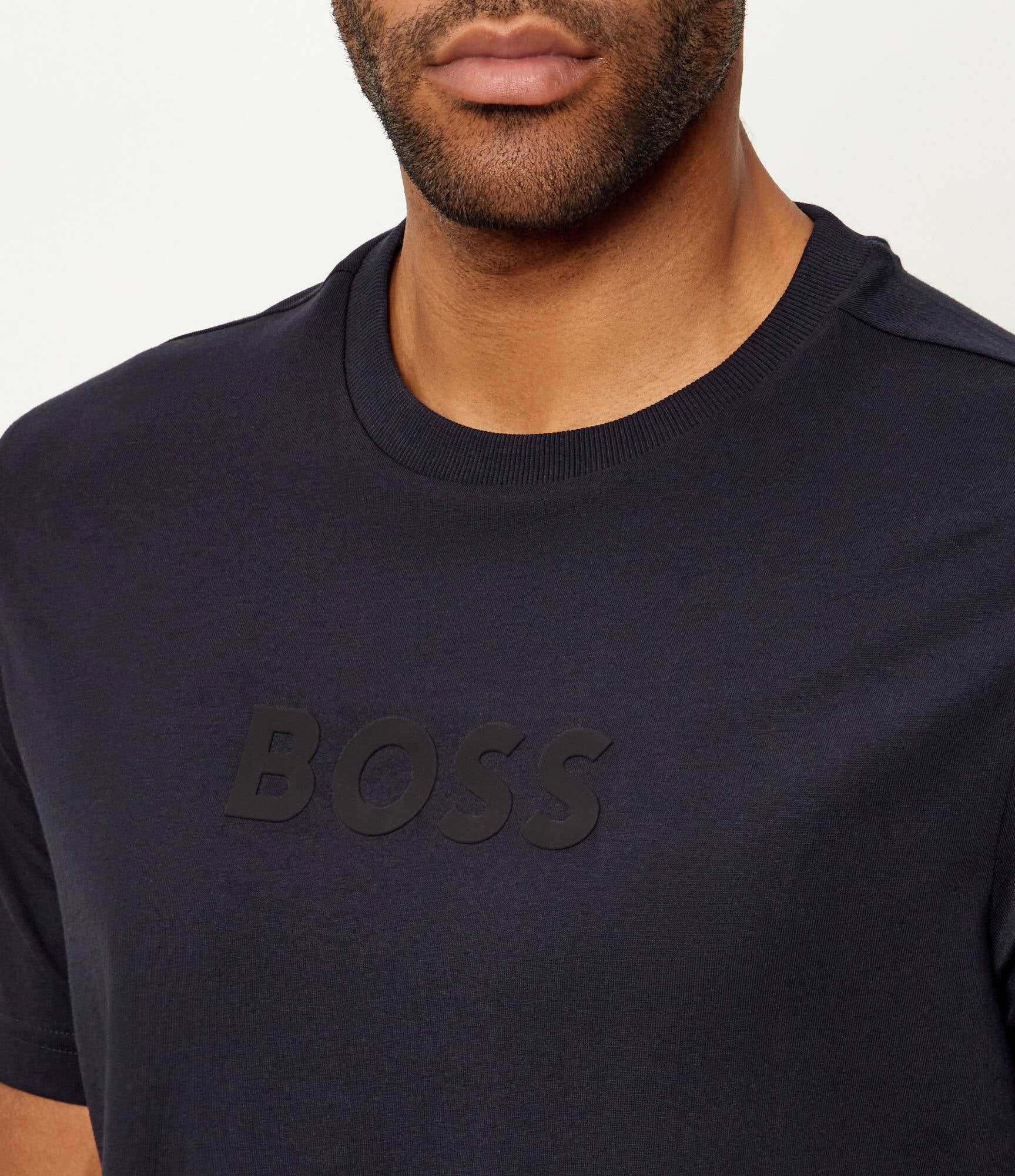 Boss T Shirt Ts Logo Dk.blue Azul Escuro_shot4