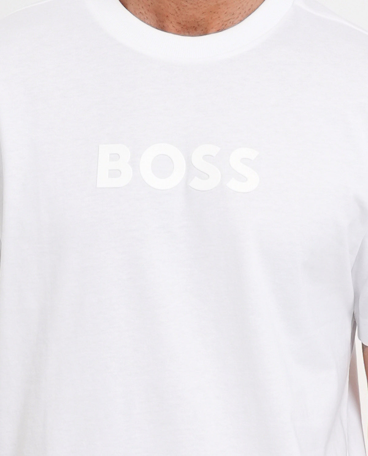 Boss T Shirt Ts Logo Natural Natural_shot3
