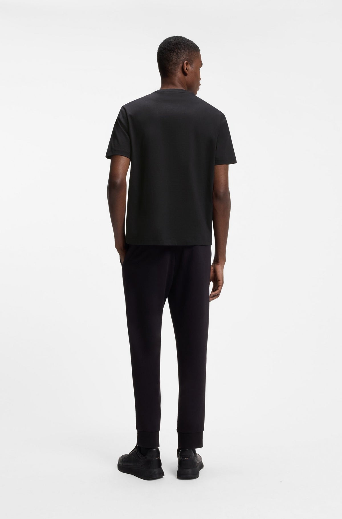 Boss T Shirt Ts Structure L Black Preto_shot4