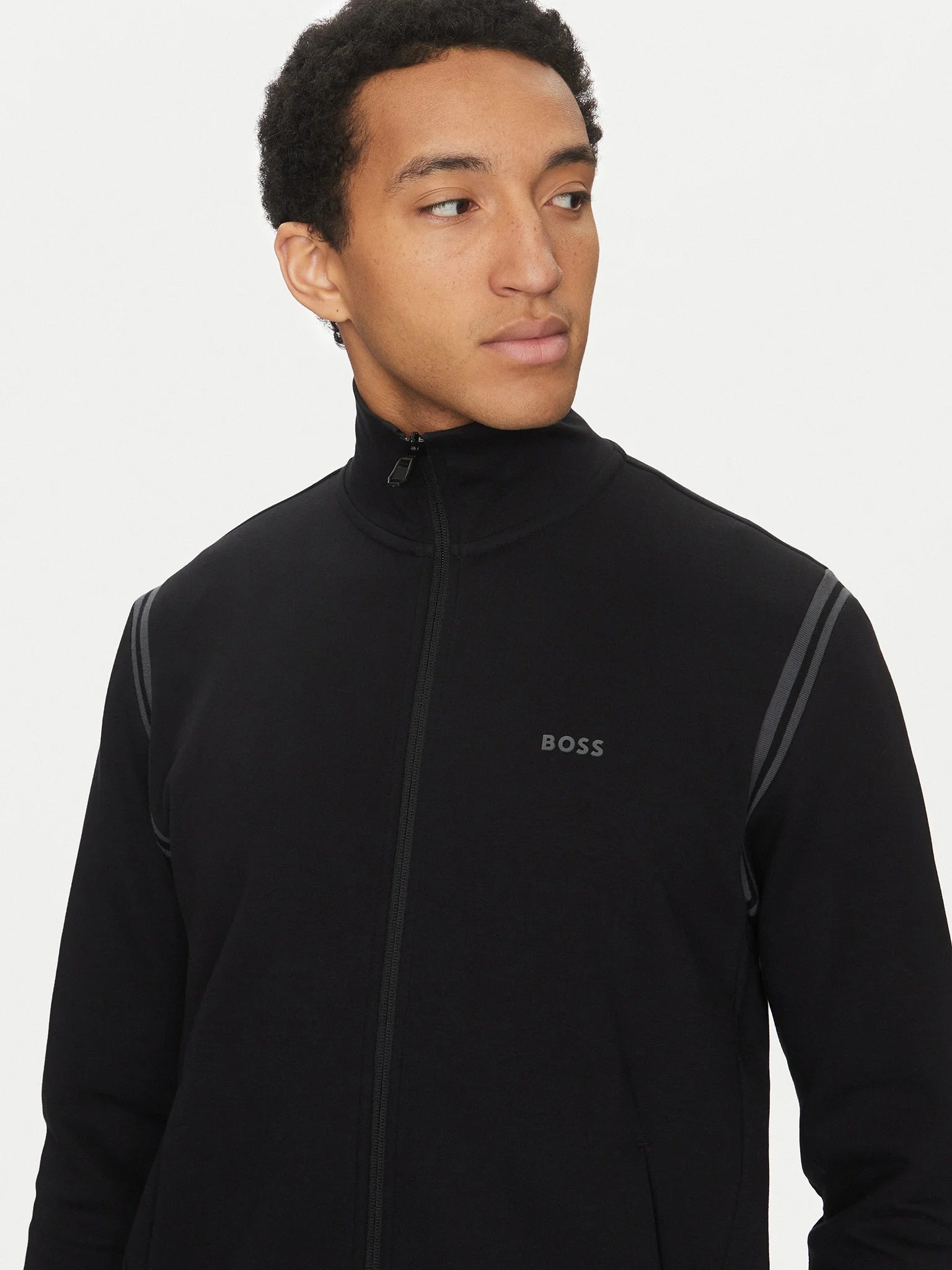 Boss Tracksuit Tracksuitset Black Preto_shot1