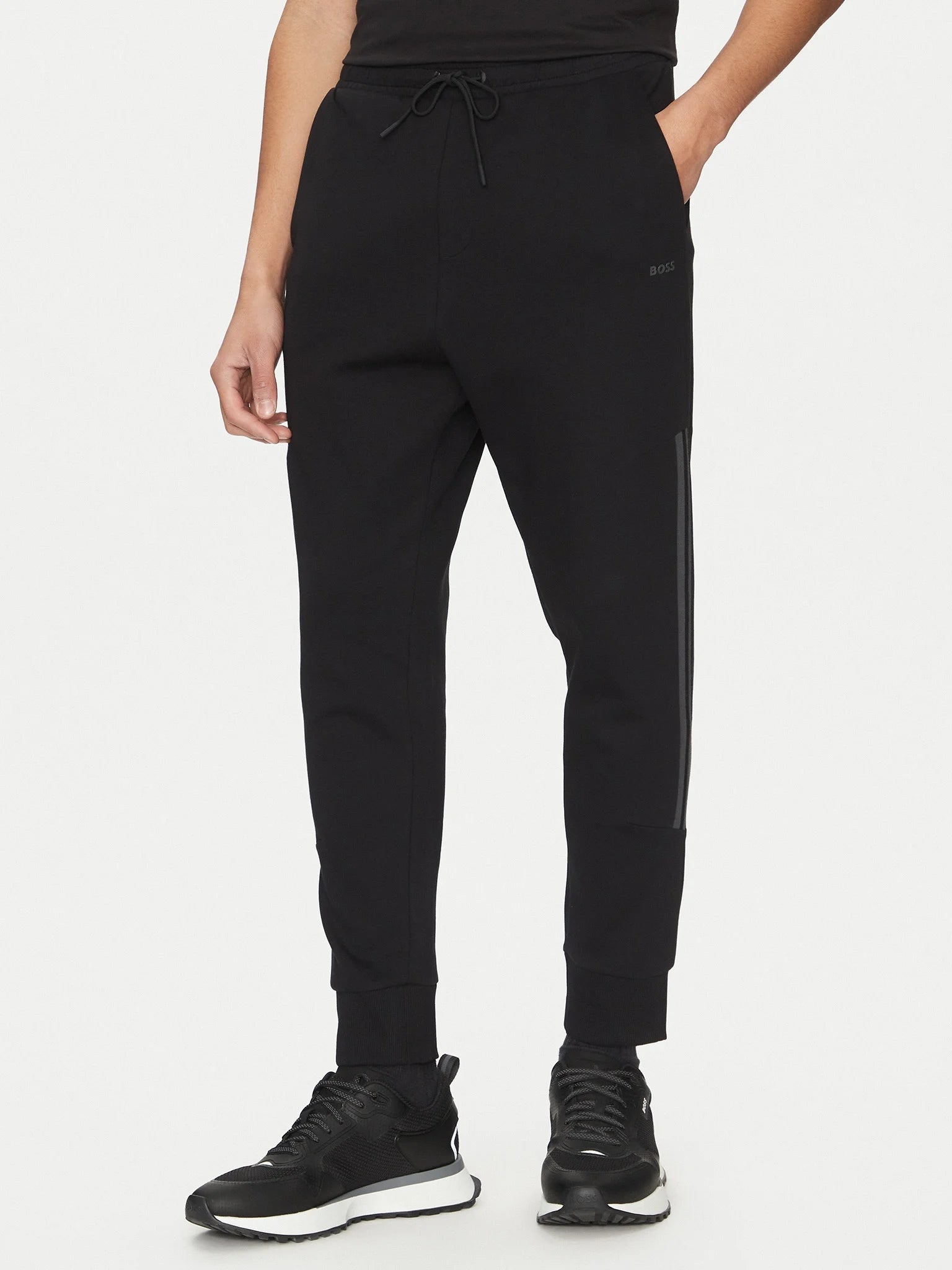 Boss Tracksuit Tracksuitset Black Preto_shot2