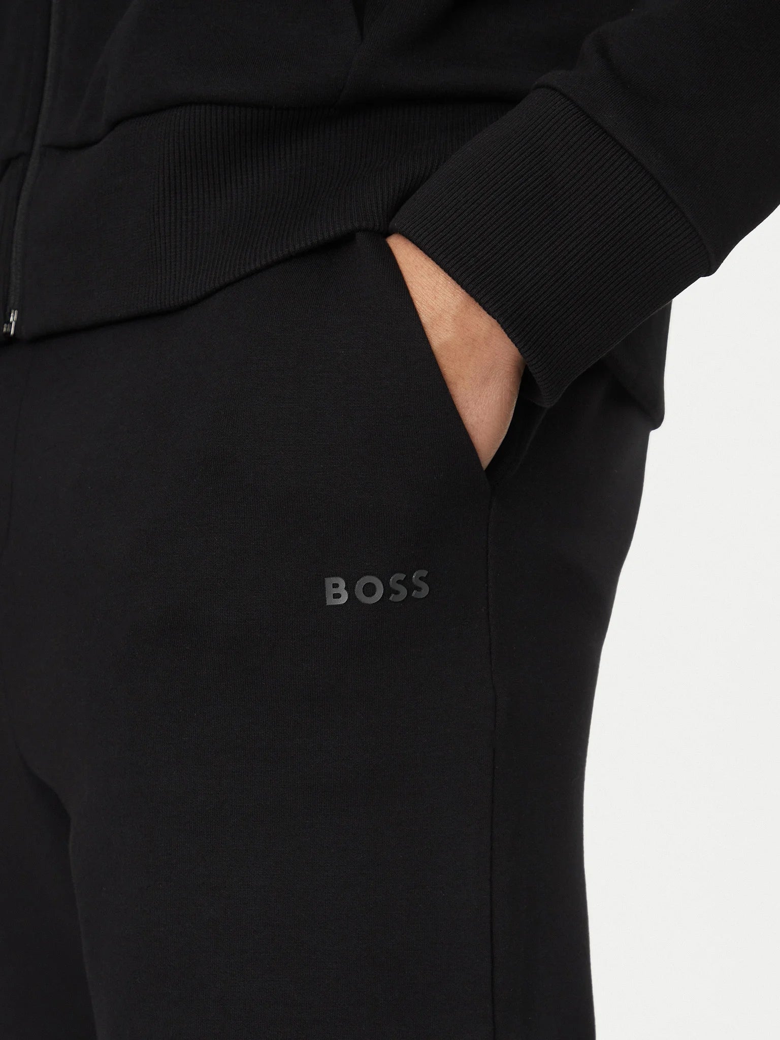 Boss Tracksuit Tracksuitset Black Preto_shot3