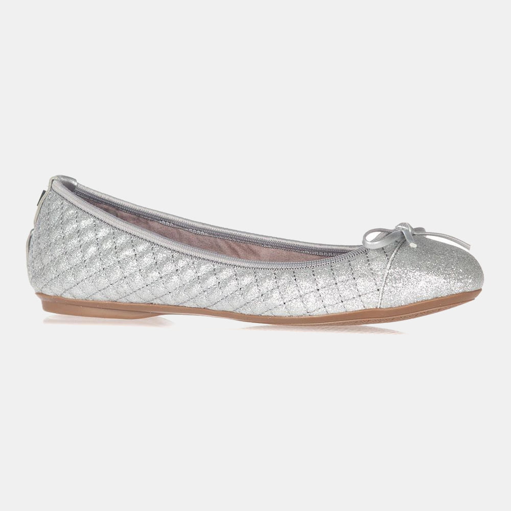 Butterfly Twists Sabrinas Ballet Flats Olivia Silver Gli Prateado Glitter Shot8