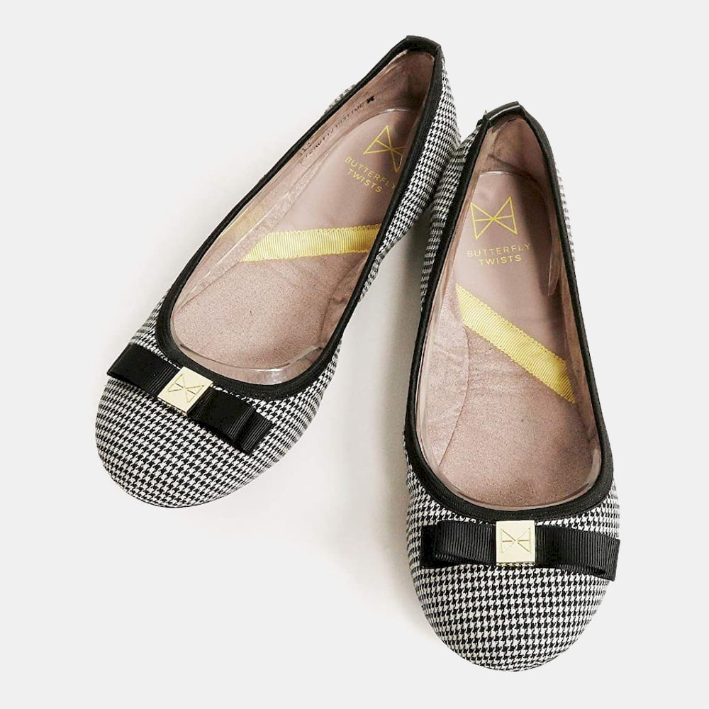 Butterfly Twists Sabrinas Ballet Flats Shea Blk Pik Pi Preto Pik Shot2
