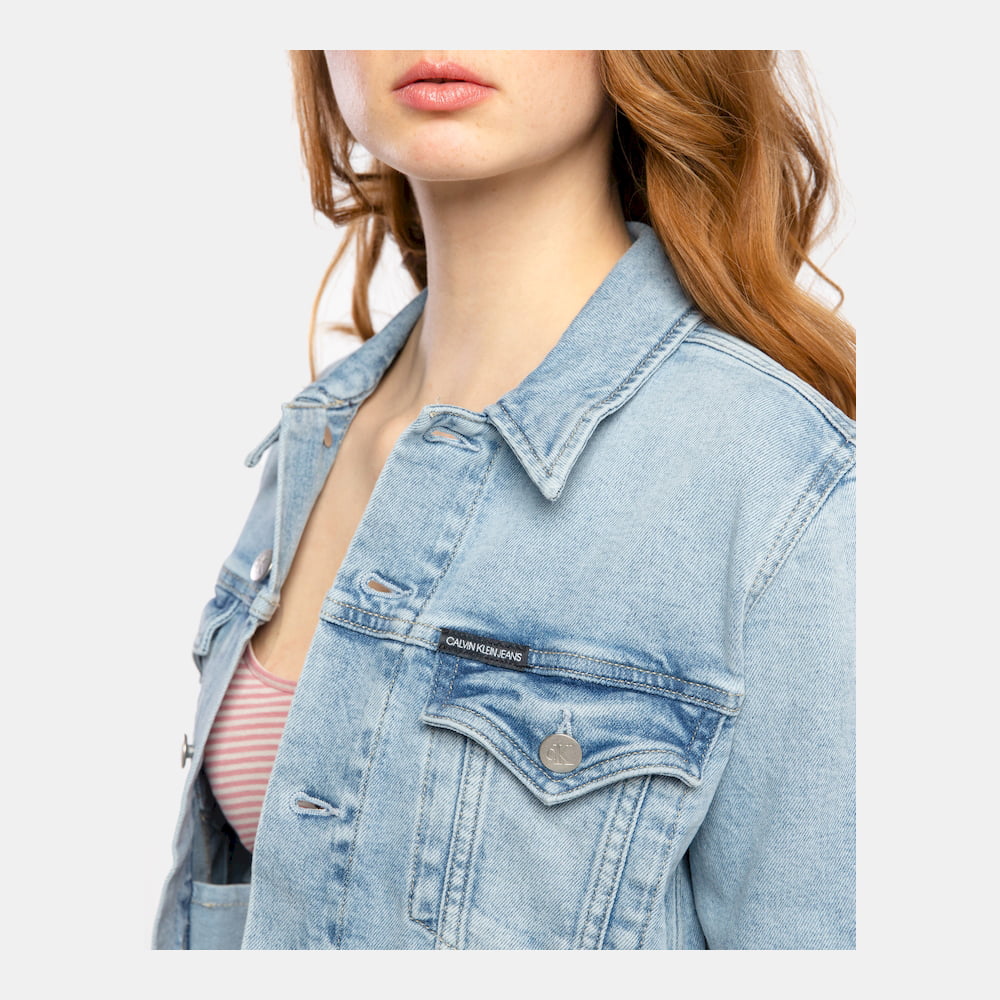 Calvin Klein Blusão Jackets J20j213363 Light Wash Light Wash Shot10