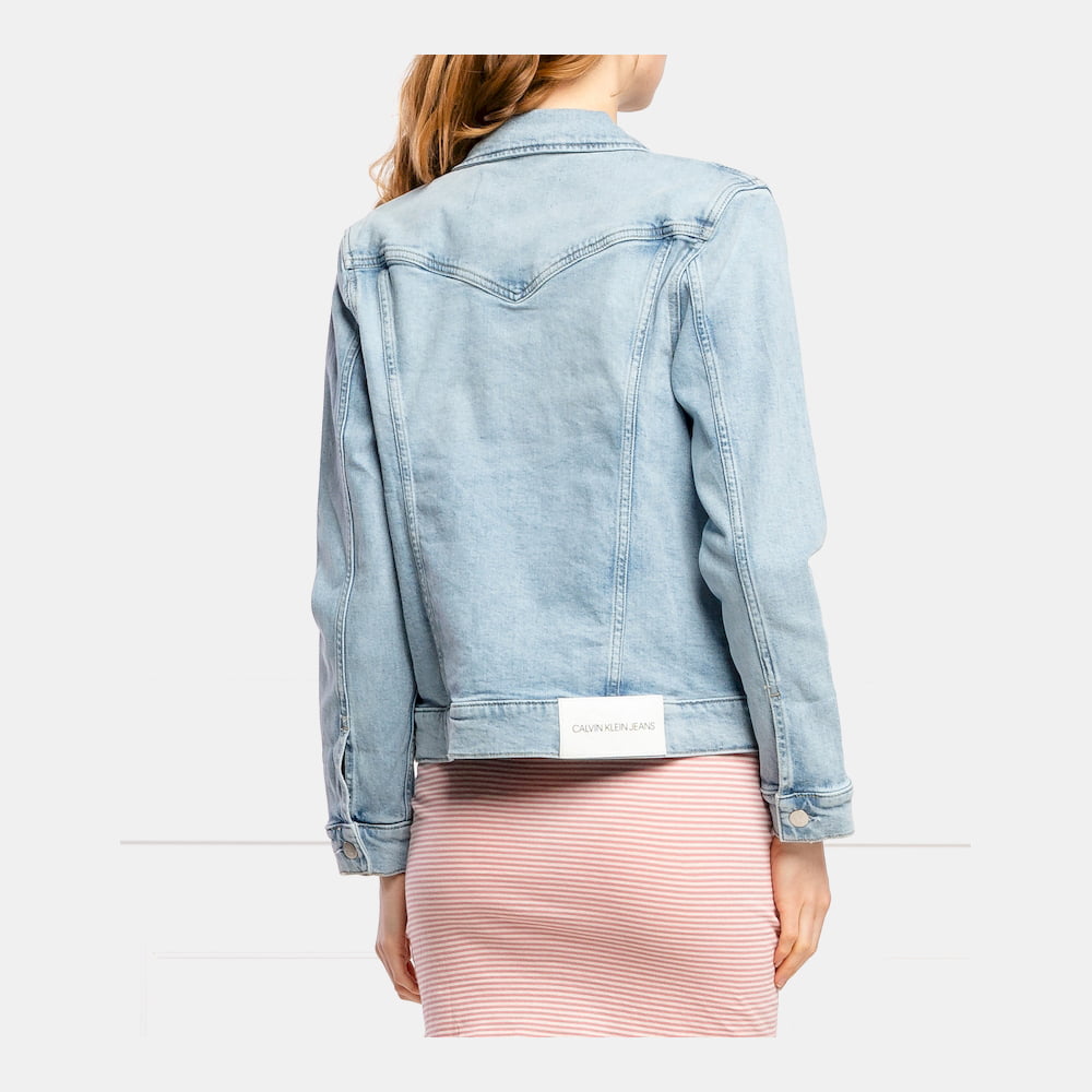 Calvin Klein Blusão Jackets J20j213363 Light Wash Light Wash Shot8