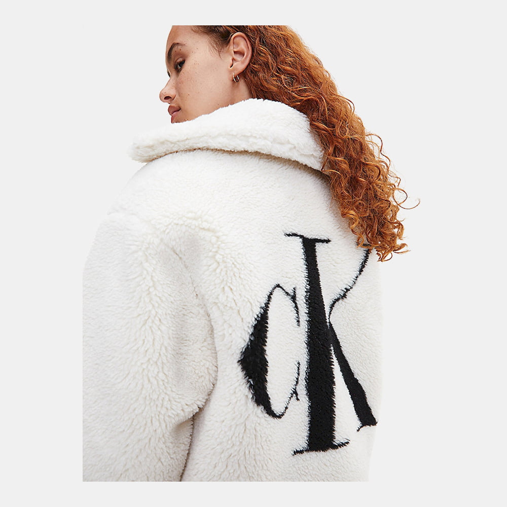 Calvin Klein Blusao Jackets J20j219842 Offwhite Branco Shot4