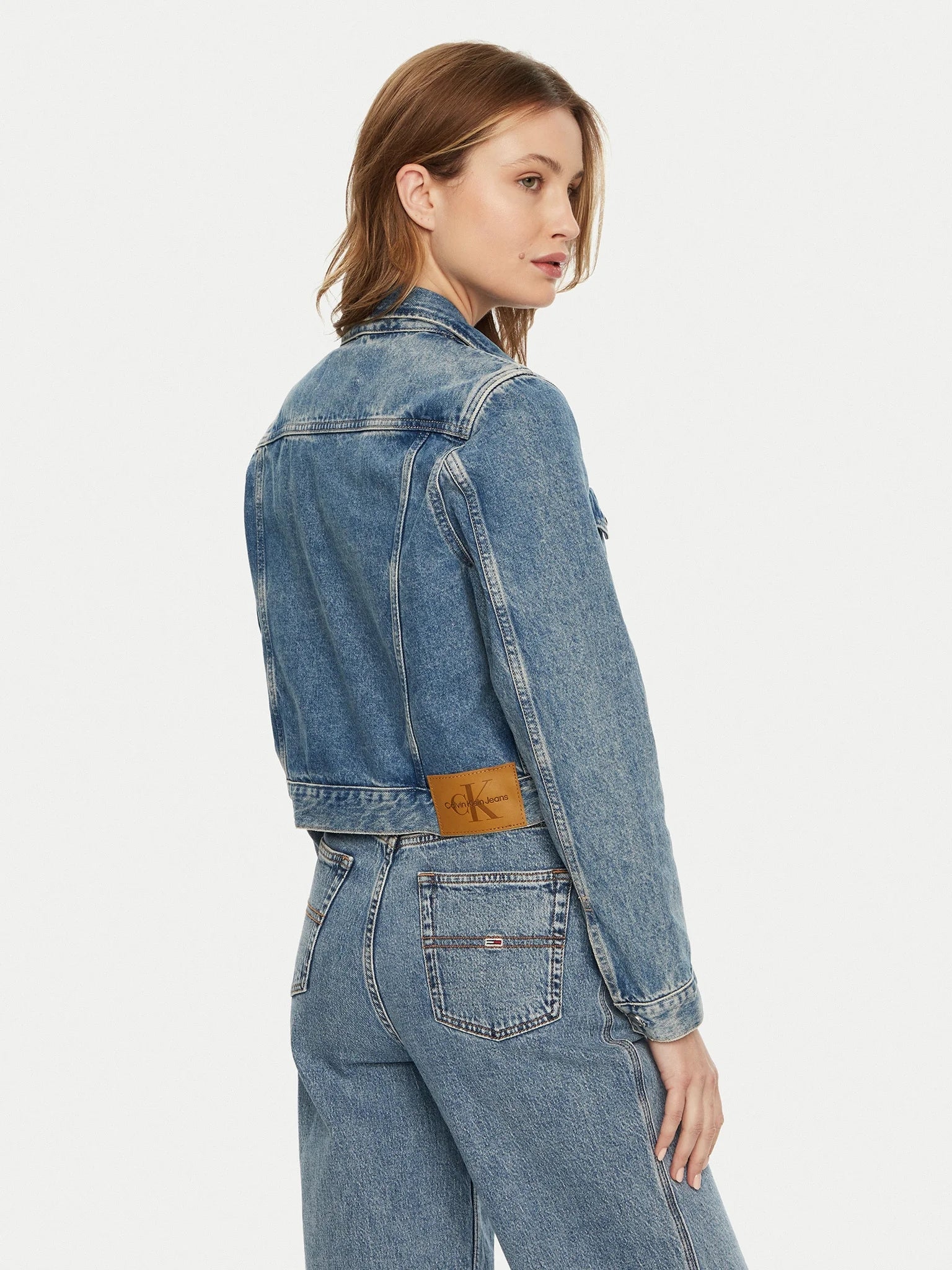 Calvin Klein Blusao Jackets J20j224542 Denim Denim_shot1