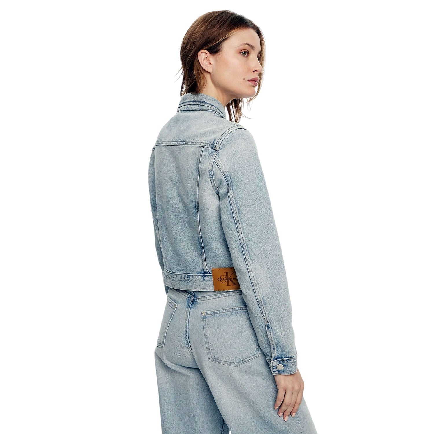 Calvin Klein Blusao Jackets J20j2245441 Light Wash Light Wash_shot1