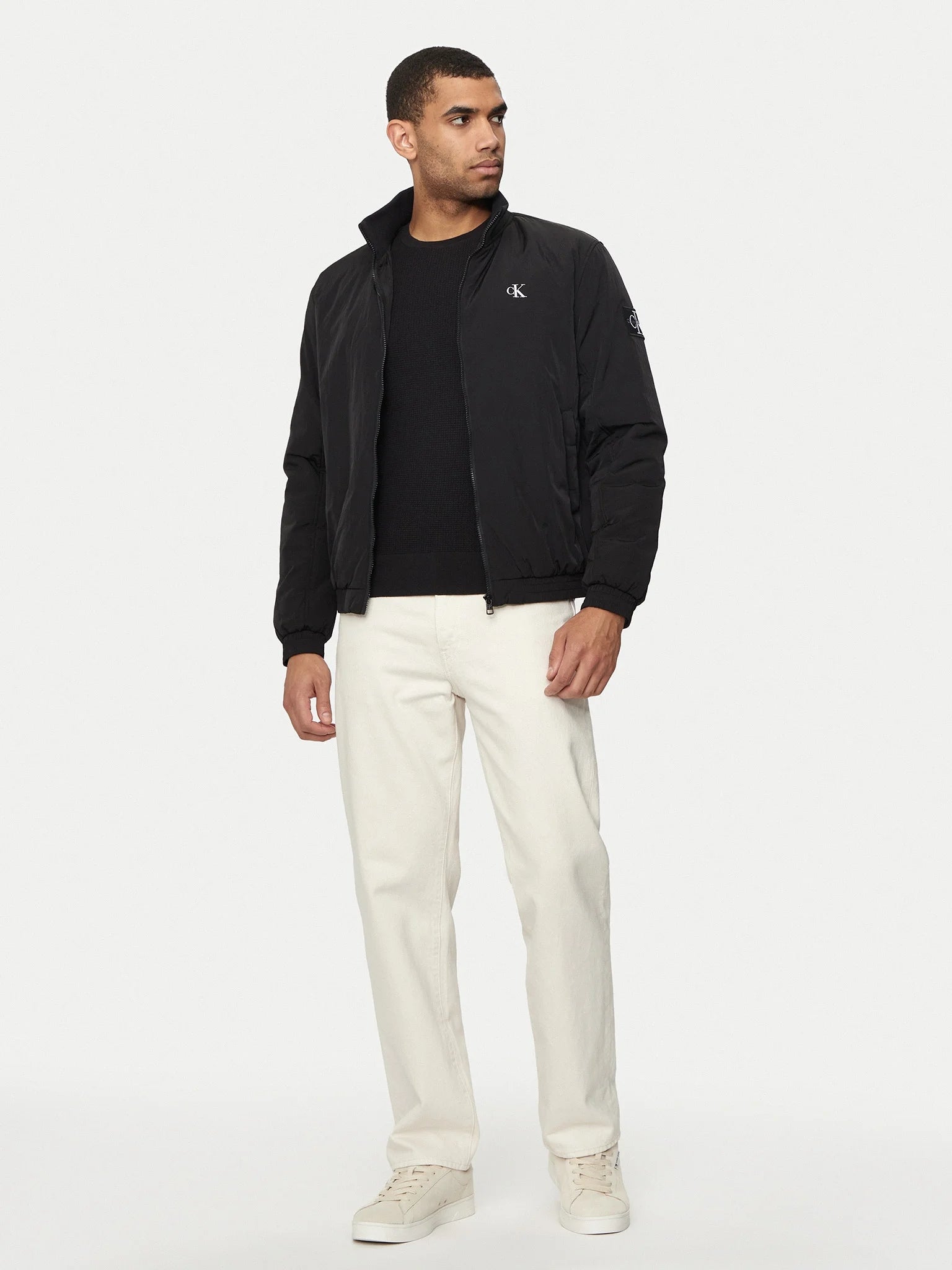 Calvin Klein Blusao Jackets J30j325592 Black Preto_shot1