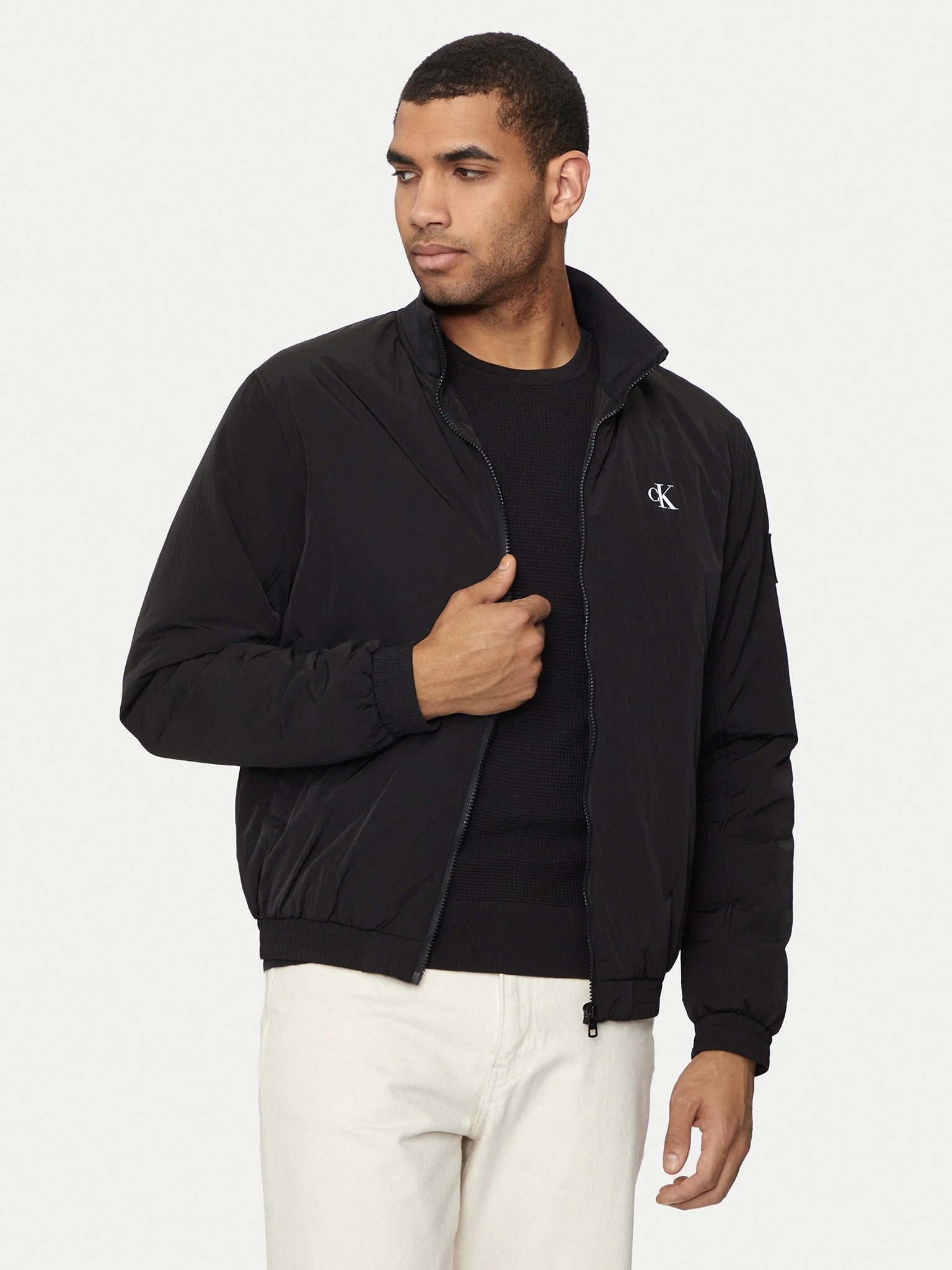 Calvin Klein Blusao Jackets J30j325592 Black Preto_shot3