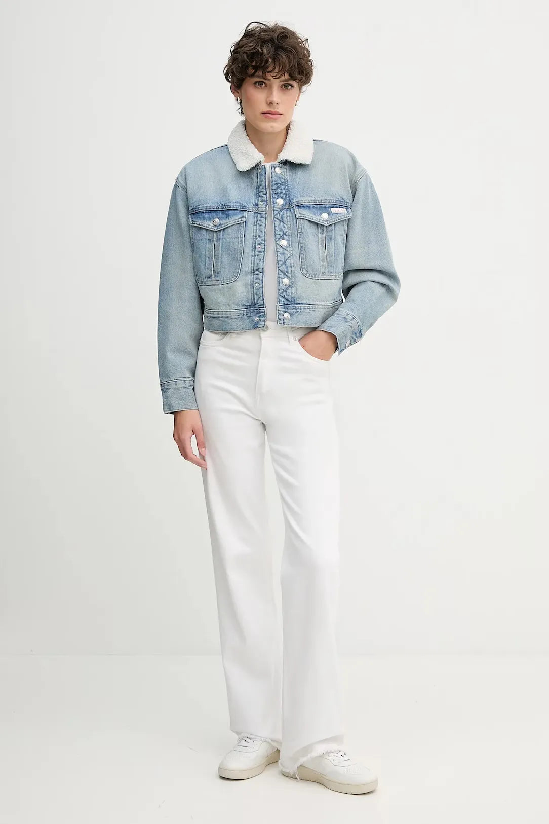 Calvin Klein Blusao Jackets Lv047d736g Light Wash Light Wash_shot3