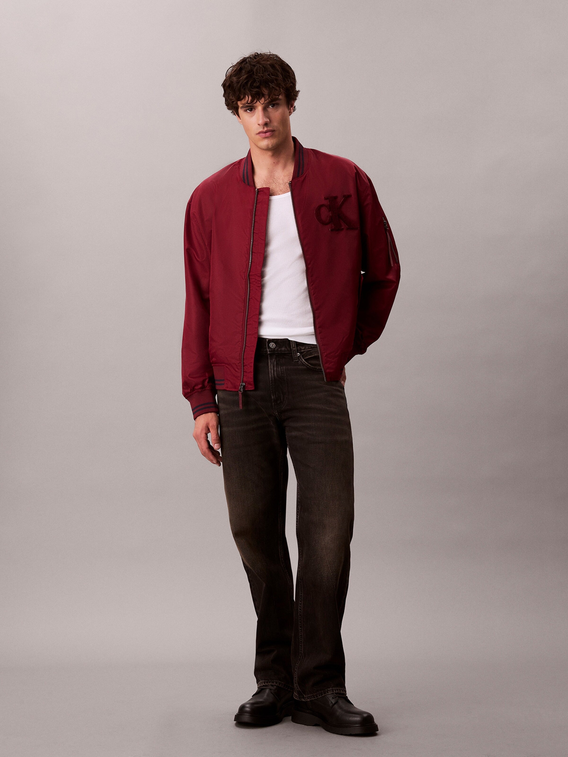 Calvin Klein Blusao Jackets Lv04rd524g Red Vermelho_shot3