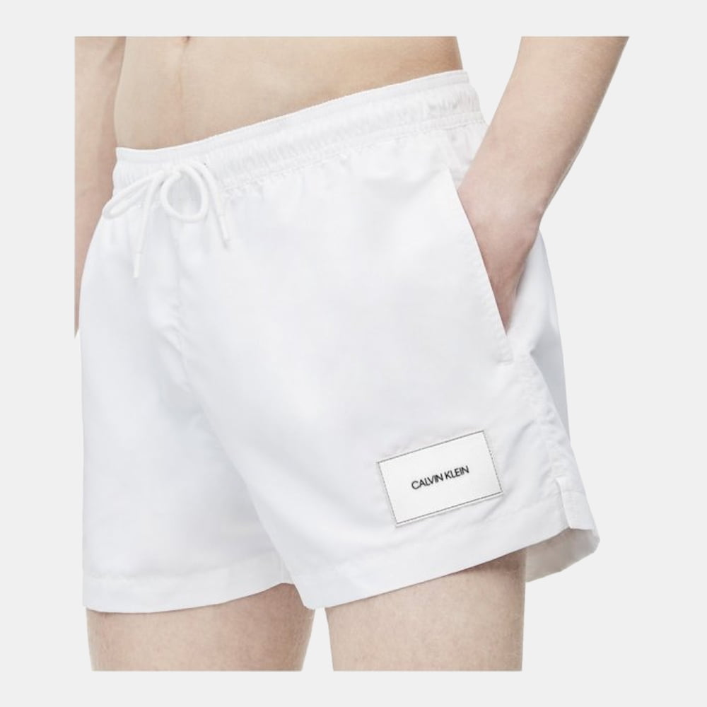 Calvin Klein Calção De Banho Swim Shorts Km0km00277 White Branco Shot2
