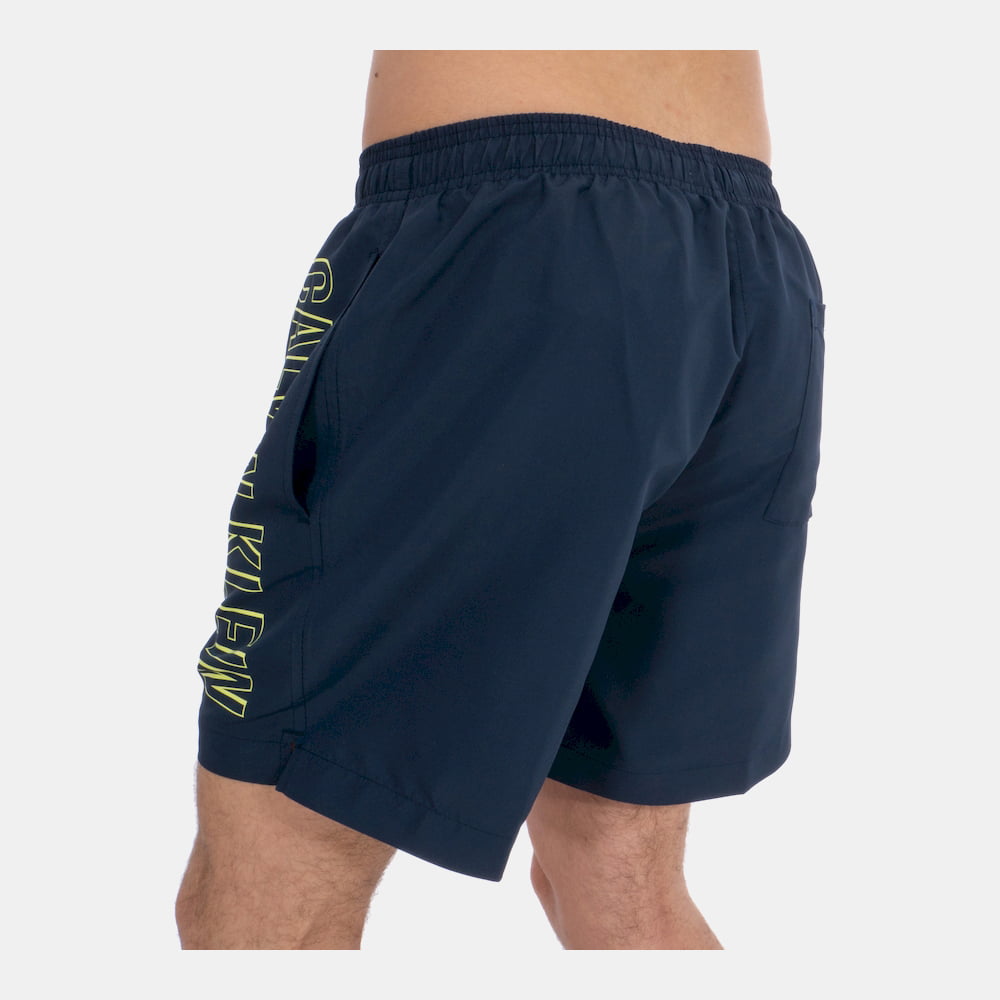 Calvin Klein Calção De Banho Swim Shorts Km0km00291 Dk.blue Azul Escuro Shot4