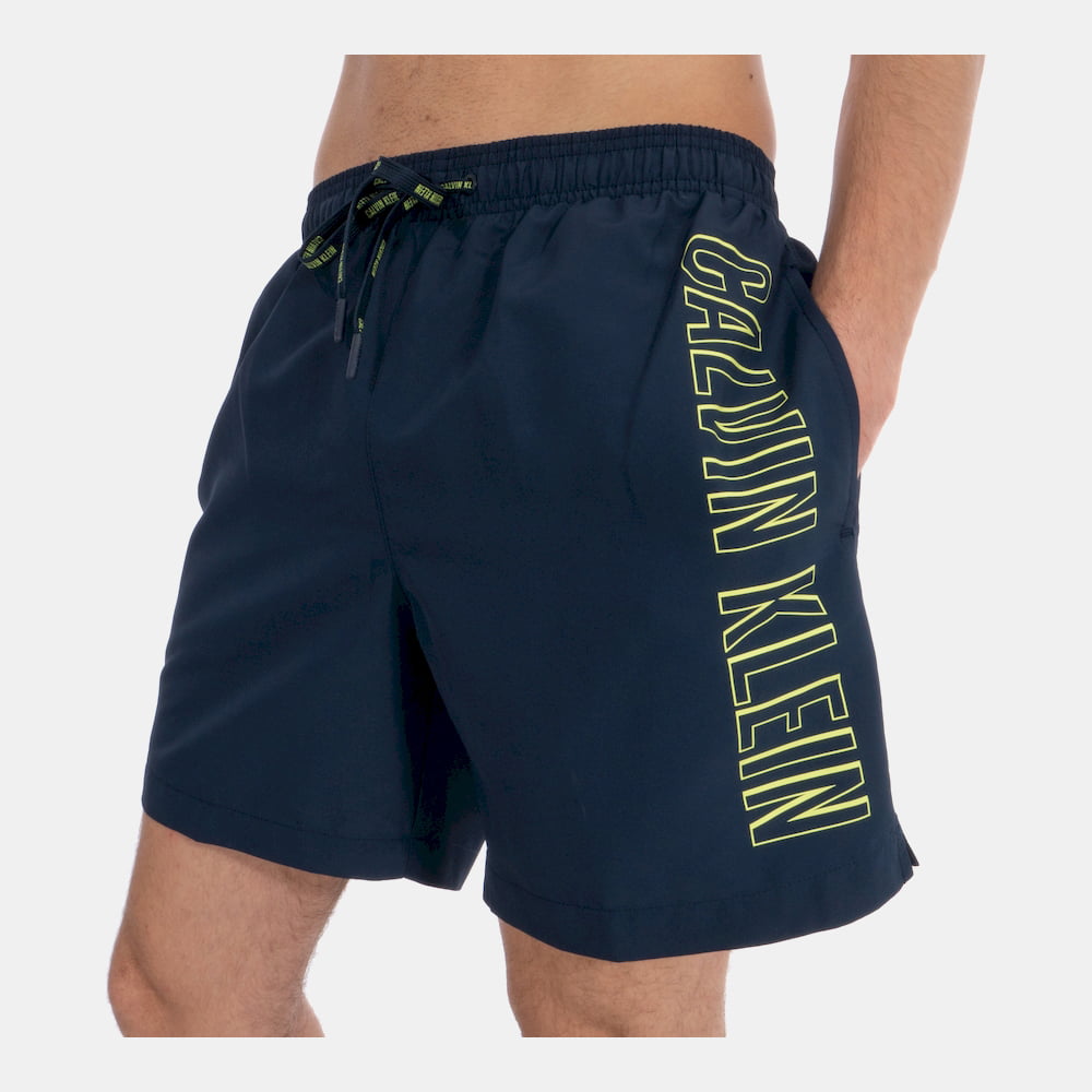 Calvin Klein Calção De Banho Swim Shorts Km0km00291 Dk.blue Azul Escuro Shot6