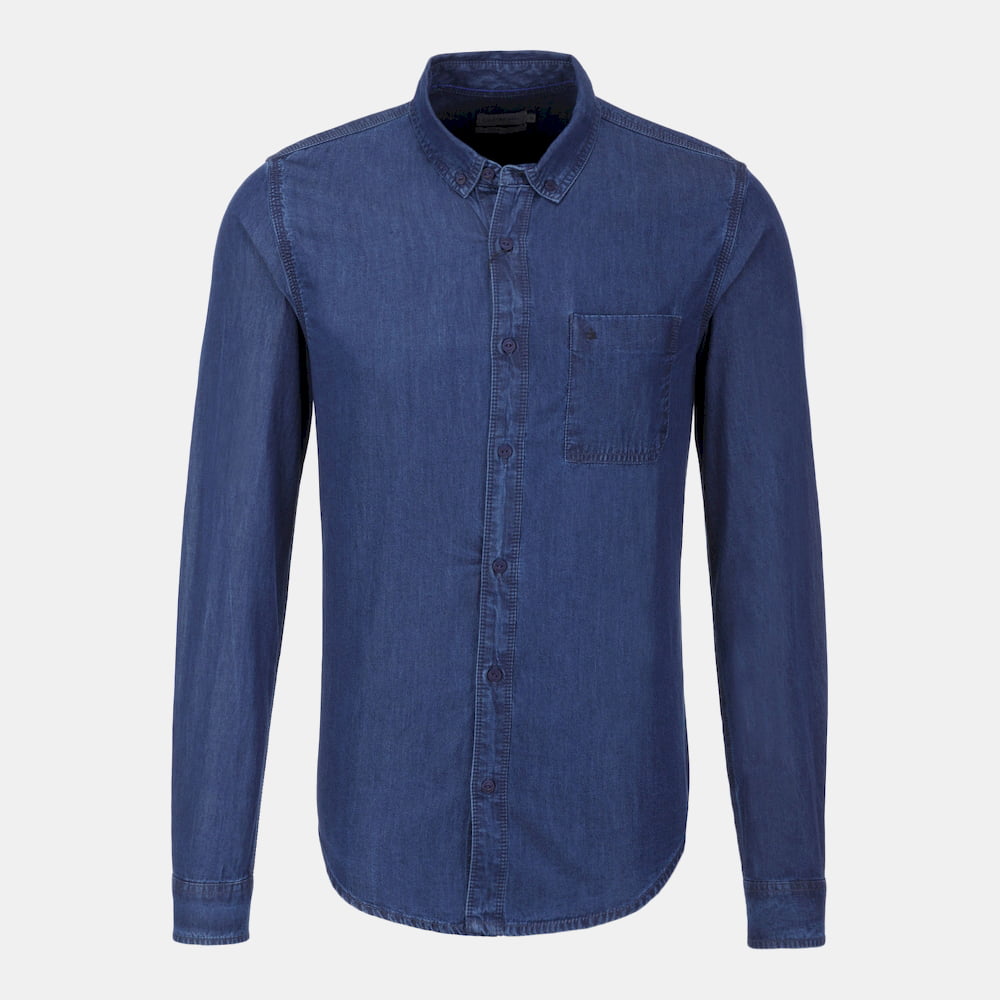 Calvin Klein Camisa Shirt J30j300648 Indigo Indigo Shot2
