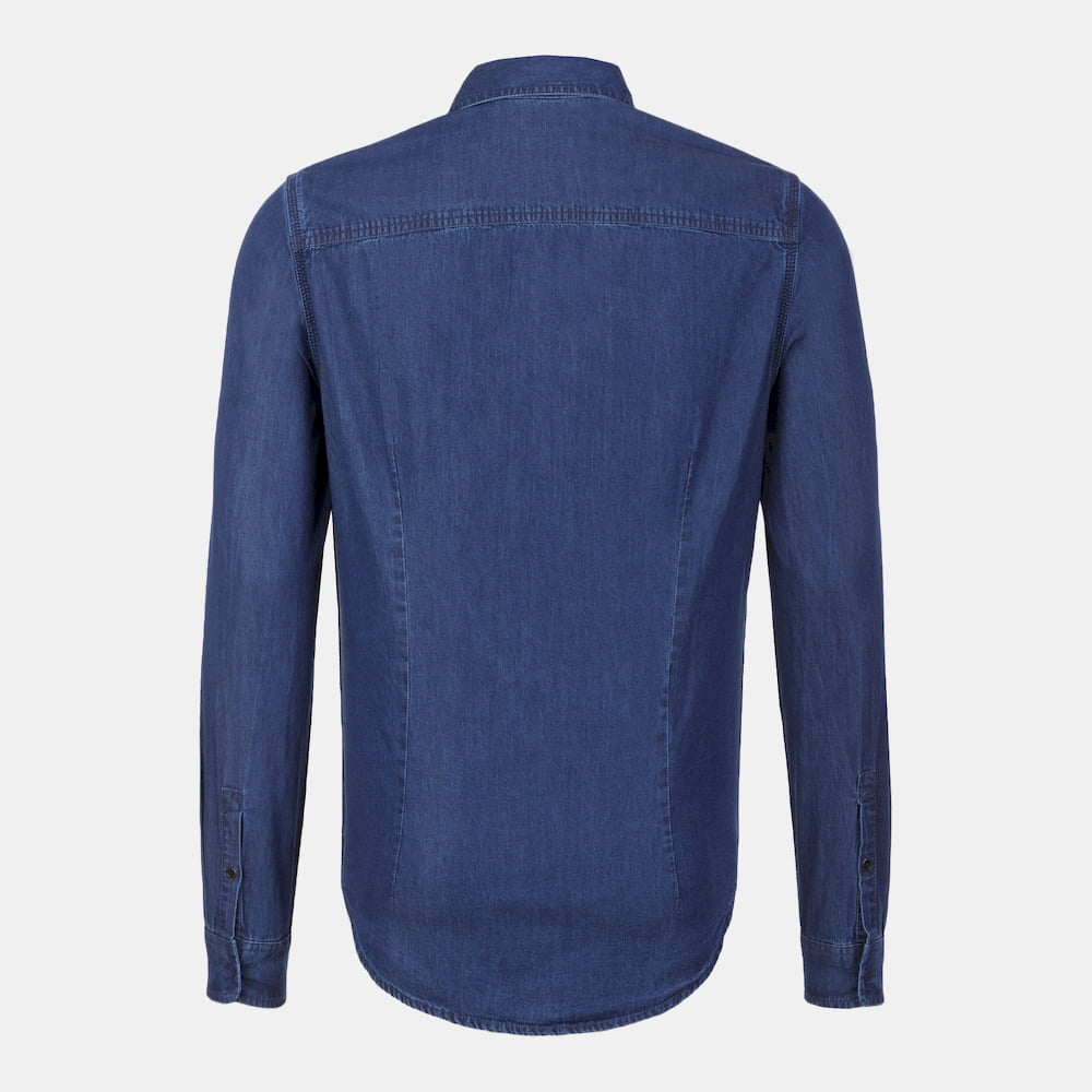 Calvin Klein Camisa Shirt J30j300648 Indigo Indigo Shot4