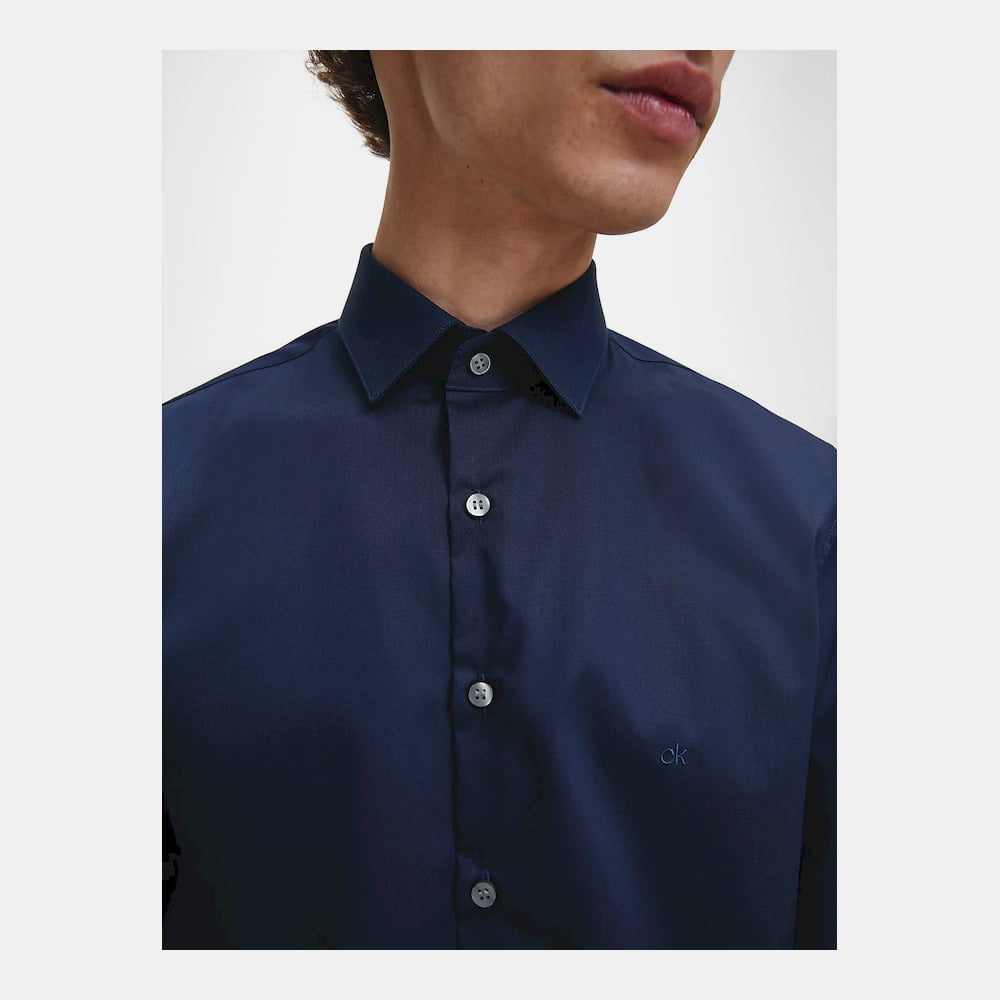 Calvin Klein Camisa Shirt K3ek300077 Navy Navy Shot2
