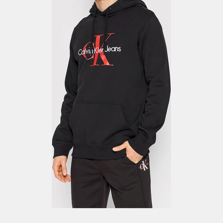 Calvin Klein Camisola Hoodie J30j320805 Black Red Preto Vermelho Shot5