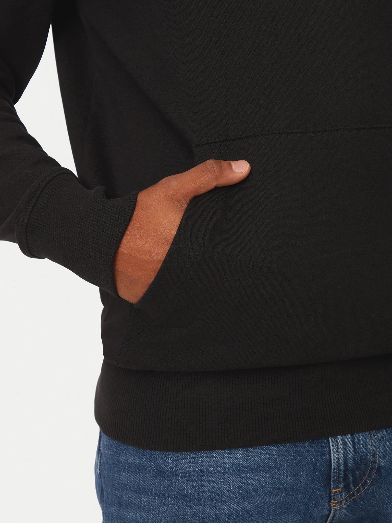 Calvin Klein Camisola Hoodie J30j326875 Black Preto_shot4