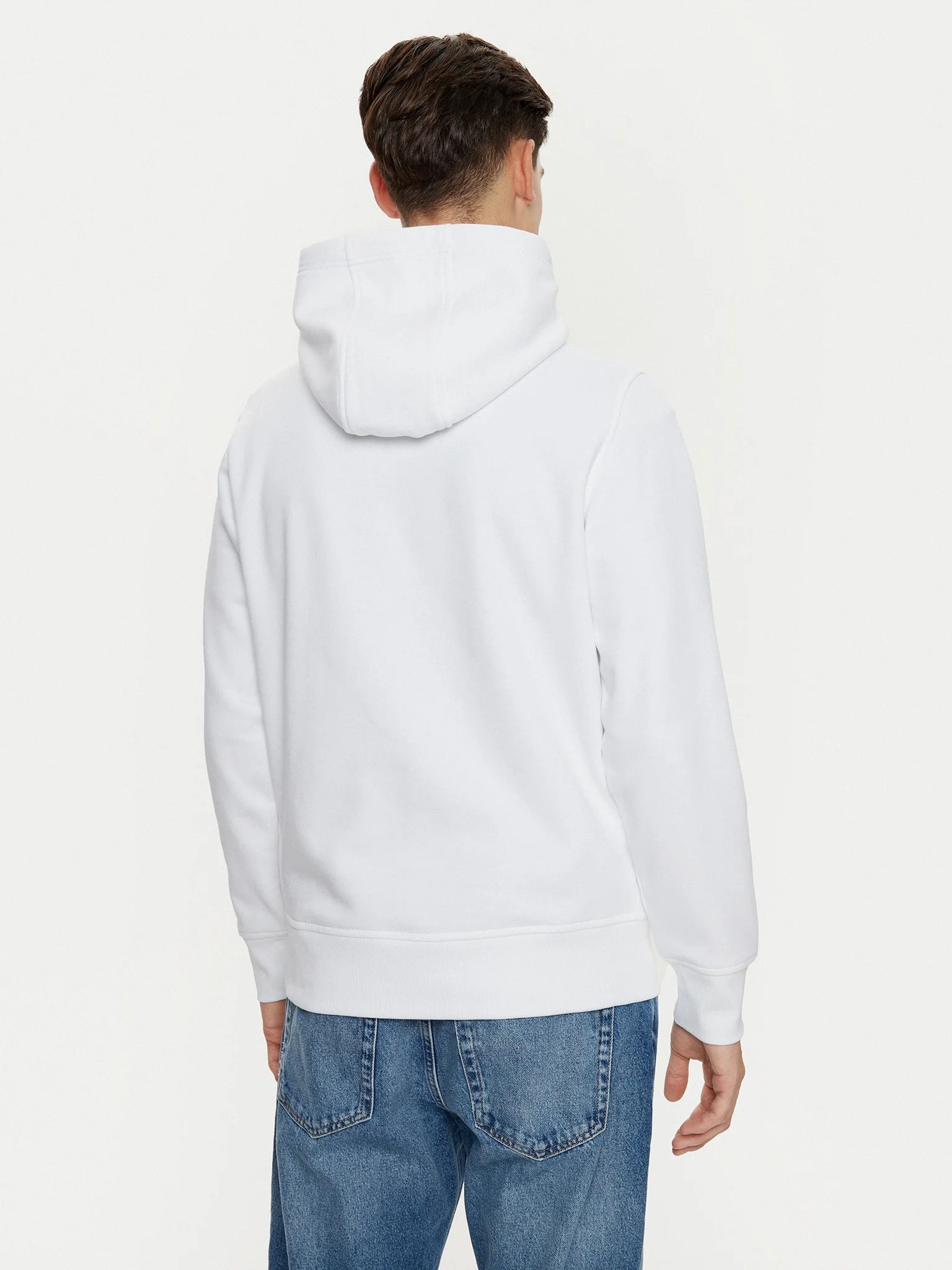 Calvin Klein Camisola Hoodie J30j327076 White Branco_shot3